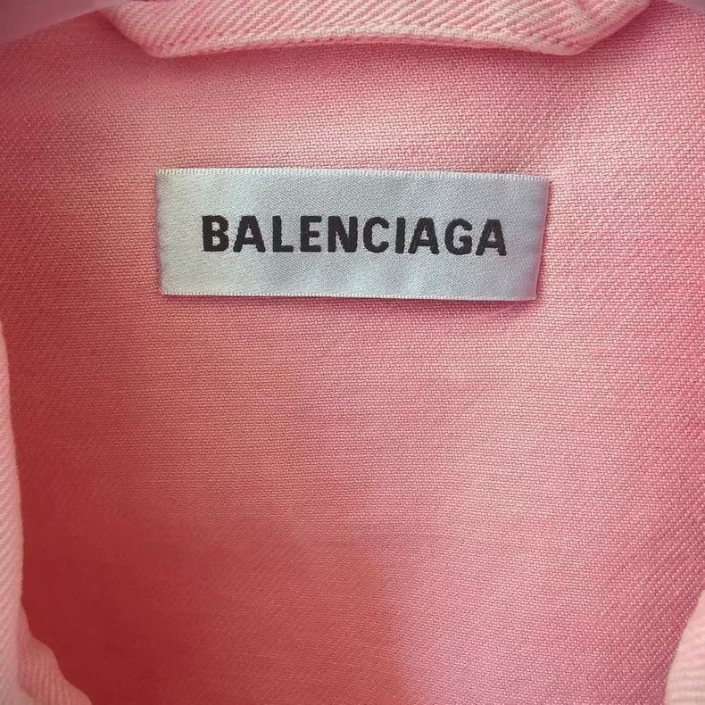 Balenciaga Balenciaga Denim jacket with letter logo on chest Size US XS / EU 42 / 0 - 6 Thumbnail
