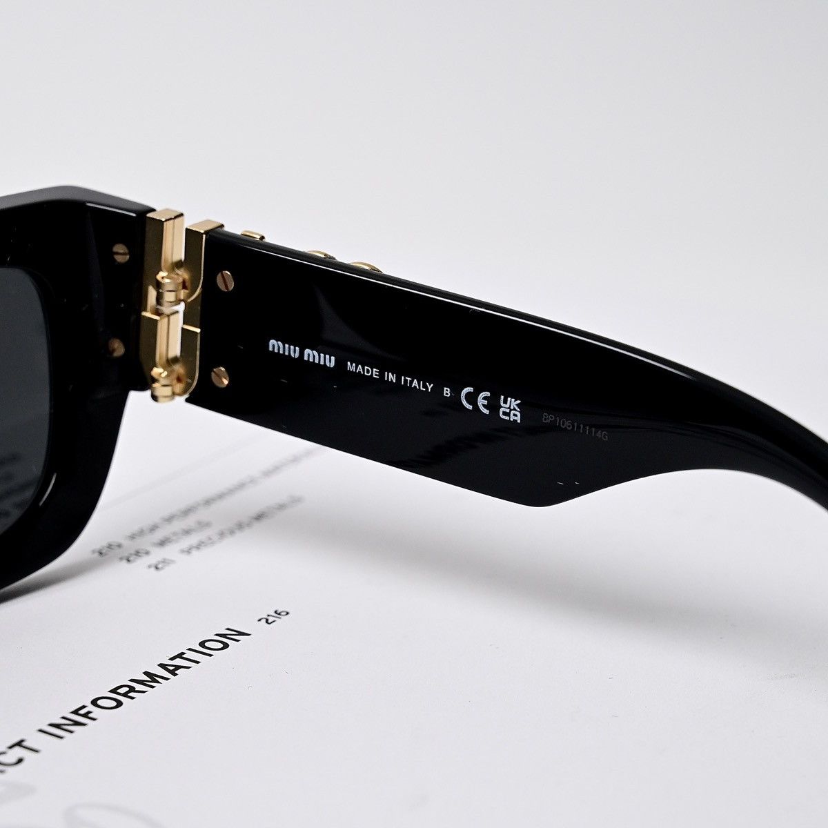 Miu Miu MIU MIU 0MU 09WS SUNGLASSES Size ONE SIZE - 5 Thumbnail