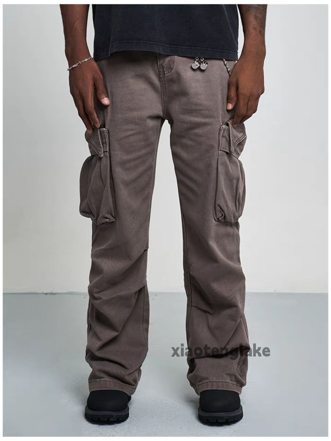 Designer × Japanese Brand × Vintage utility military outdoor pleated yuppie cargo pants Size US 32 / EU 48 - 1 Thumbnail