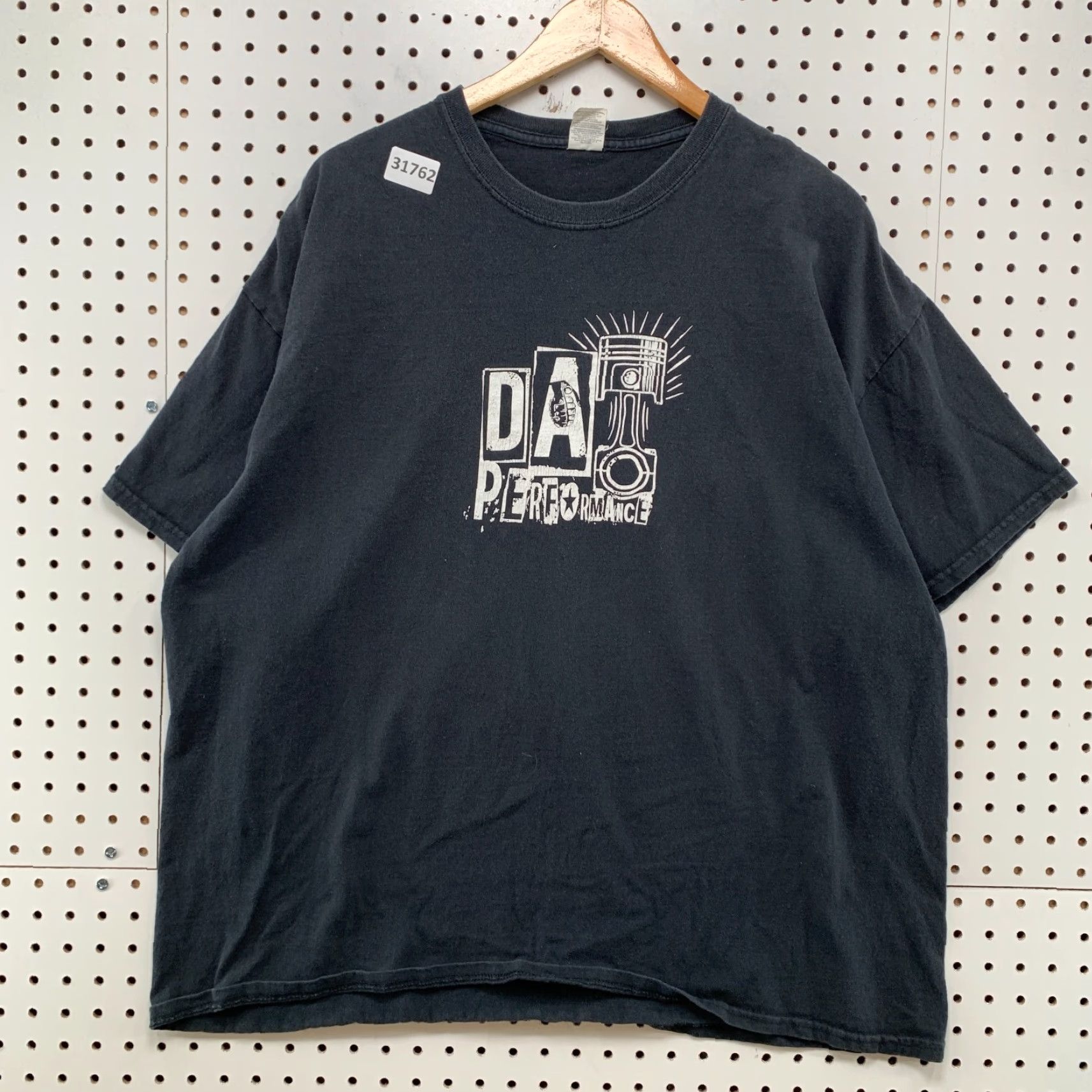 Gildan DA Performance Mototcycle Graphic Shirt Mens XL Black Piston 25.5x28 Size US XL / EU 56 / 4 - 2 Thumbnail