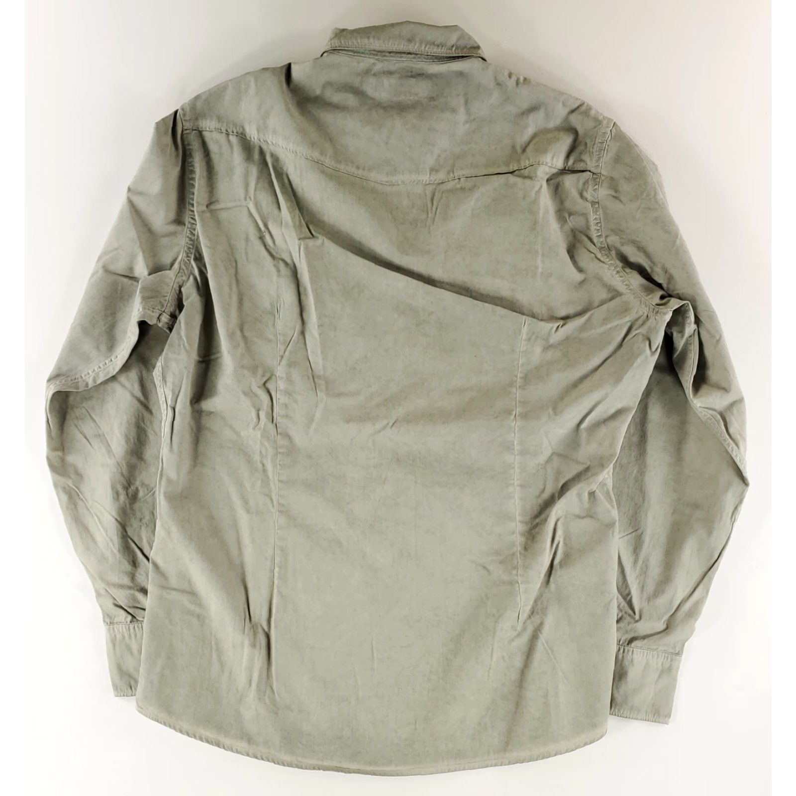 Lardini Lardini Pearl Snap Sawtooth Shirt Western Long Sleeve Green Mens XL 44/17.5 Size US XL / EU 56 / 4 - 5 Thumbnail