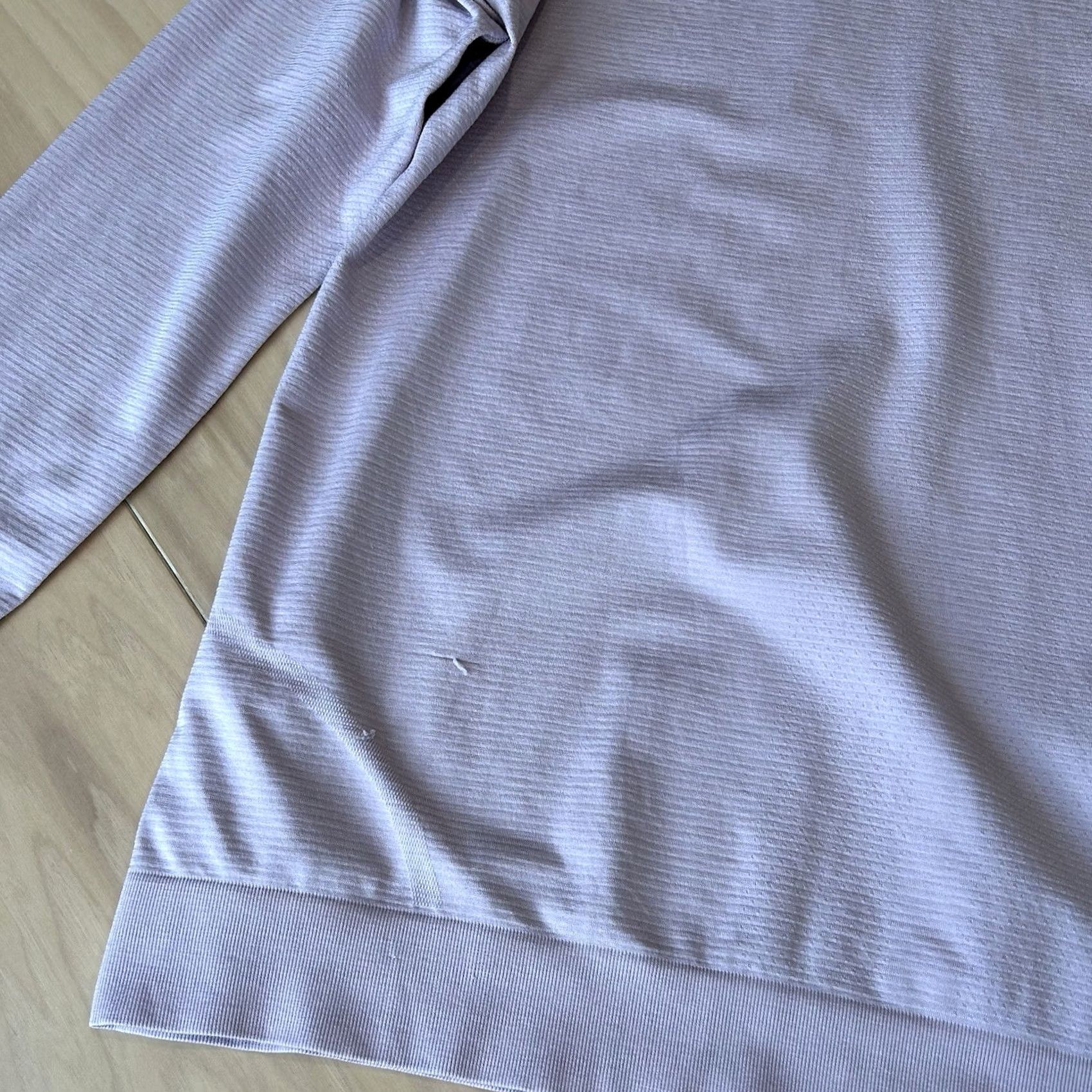 Lululemon VINTAGE Distressed Lululemon Swiftly Relaxed Top Long Sleeve Womens 14 Light Pink Size XXL / US 16-18 / IT 52-54 - 7 Thumbnail