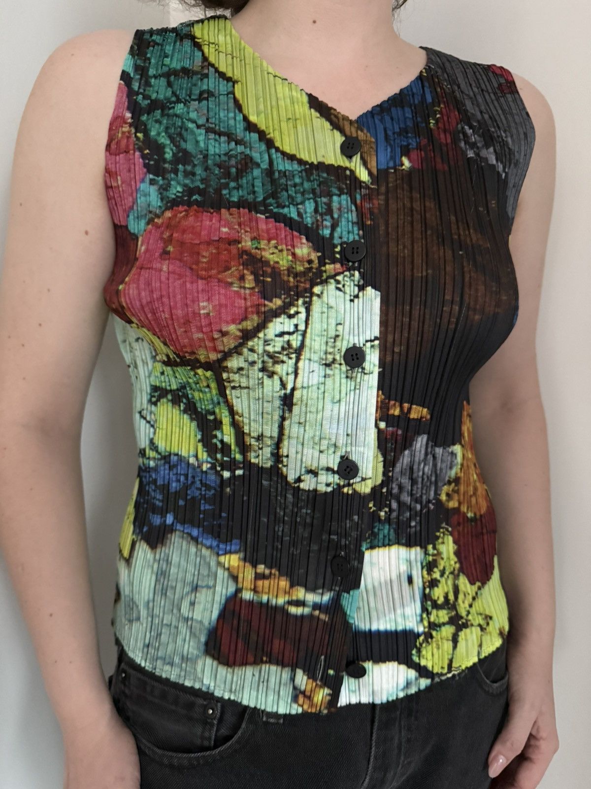 Pleats Please Issey Miyake RARE Pleats Please Issey Miyake printed top Size ONE SIZE - 6 Thumbnail