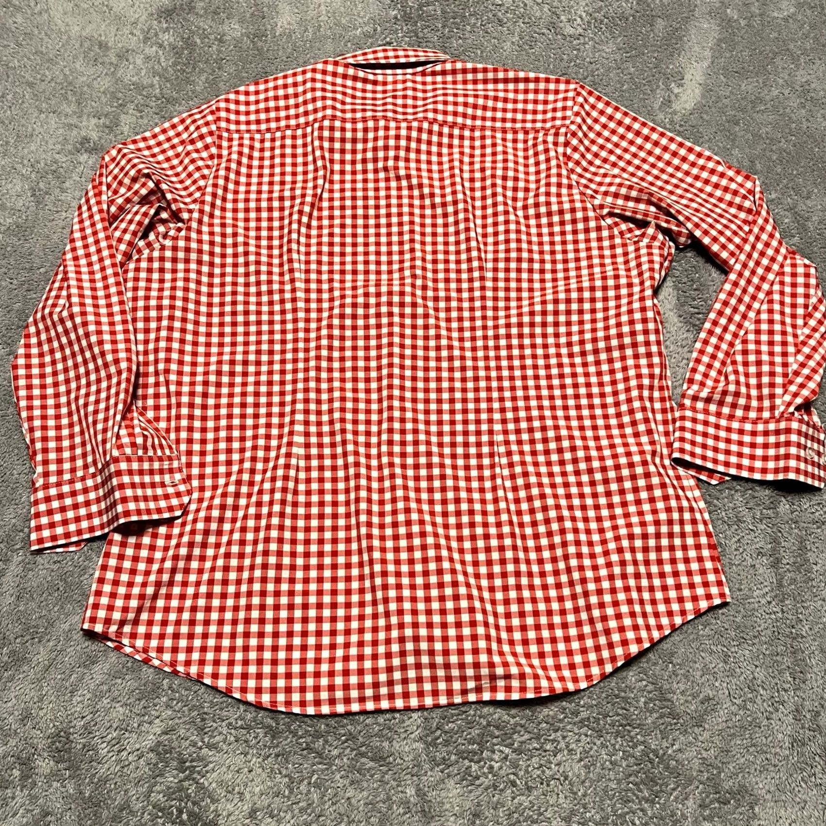 Mizzen+Main Mizzen+Main Shirt Mens XXL Red Plaid Check Button Up Performance Stretch USA Mens Size US XXL / EU 58 / 5 - 3 Thumbnail