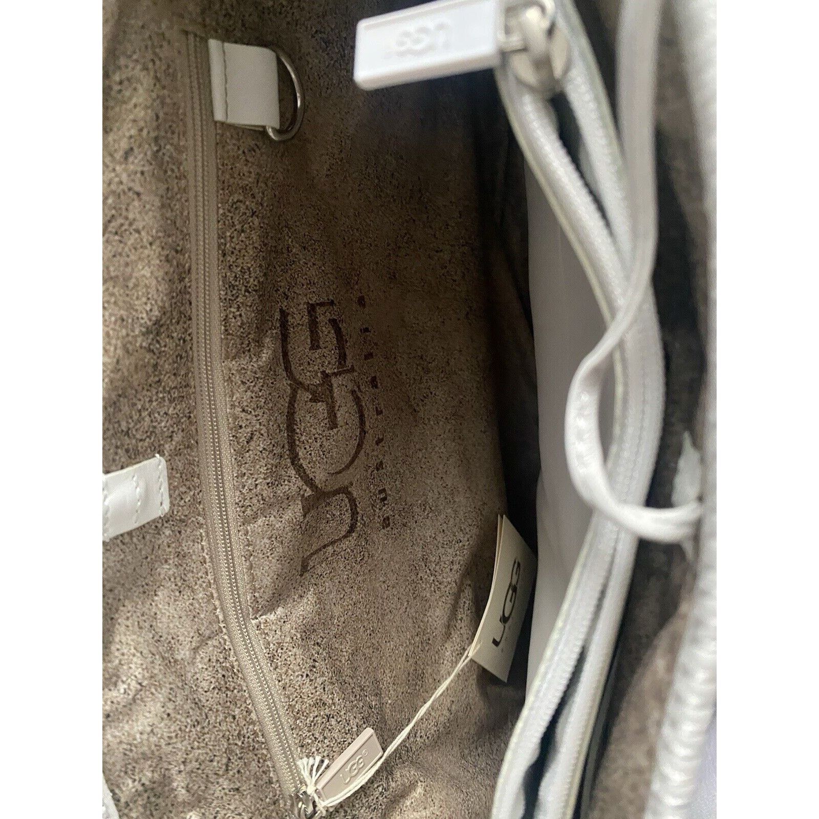 Ugg Authentic Canvas/White Leather Grab Tote #SA603 NWT And Box Size ONE SIZE - 6 Thumbnail