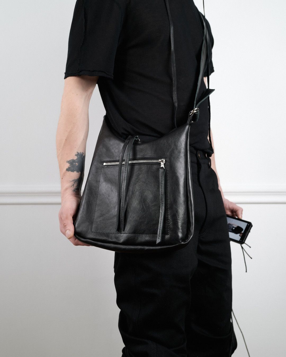 Other ABRAHAM MINI FULL-GRAIN LEATHER BAG Size ONE SIZE - 1 Thumbnail