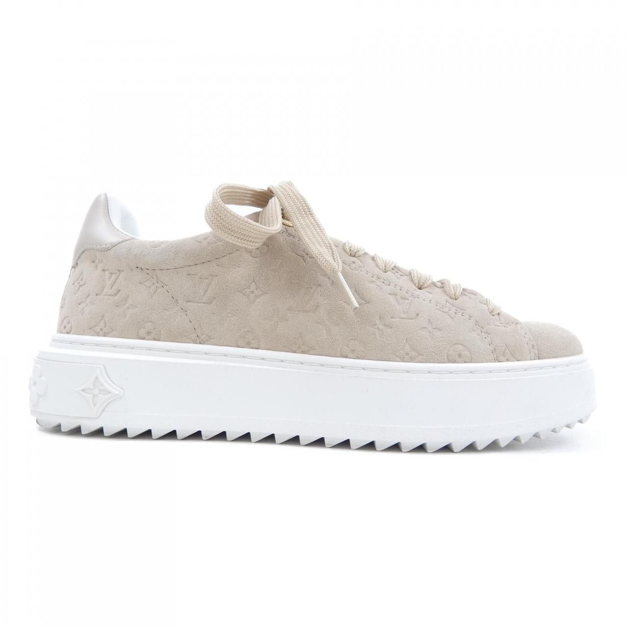 Louis Vuitton Louis Vuitton Time Out Line Suede Calf Sneaker Suede Shoes DUTY FREE for USA