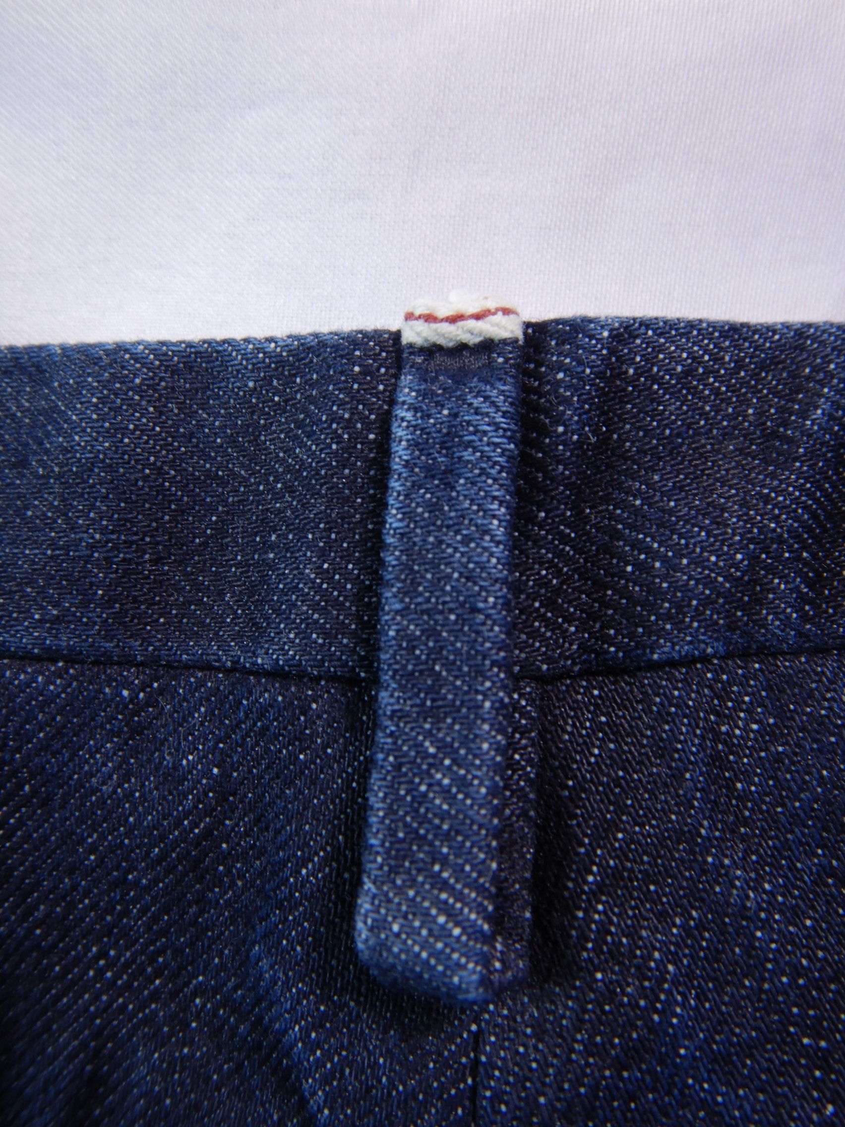 Label Under Construction Button fly indigo selvedge jeans Size US 32 / EU 48 - 9 Thumbnail
