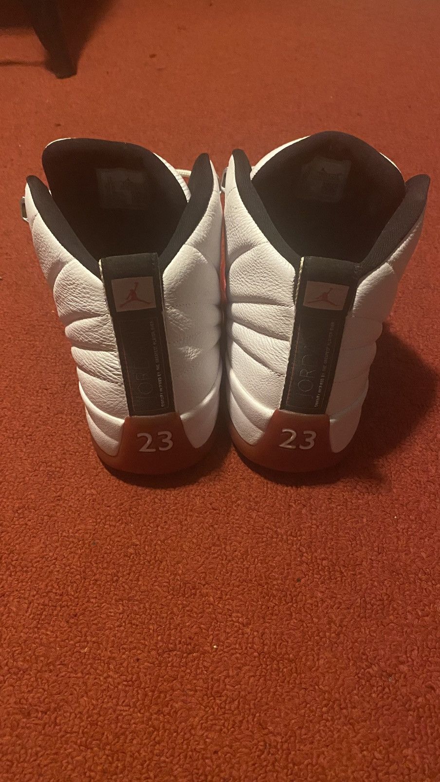 Jordan Brand Jordan 12 Red Size US 12 / EU 45 - 3 Thumbnail