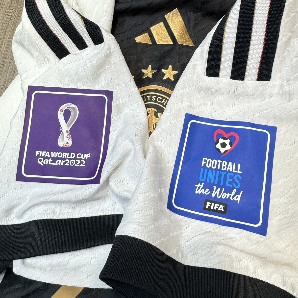 Adidas Germany WC2022 player issue home shirt #23 Schlotterbeck Size US XL / EU 56 / 4 - 6 Thumbnail