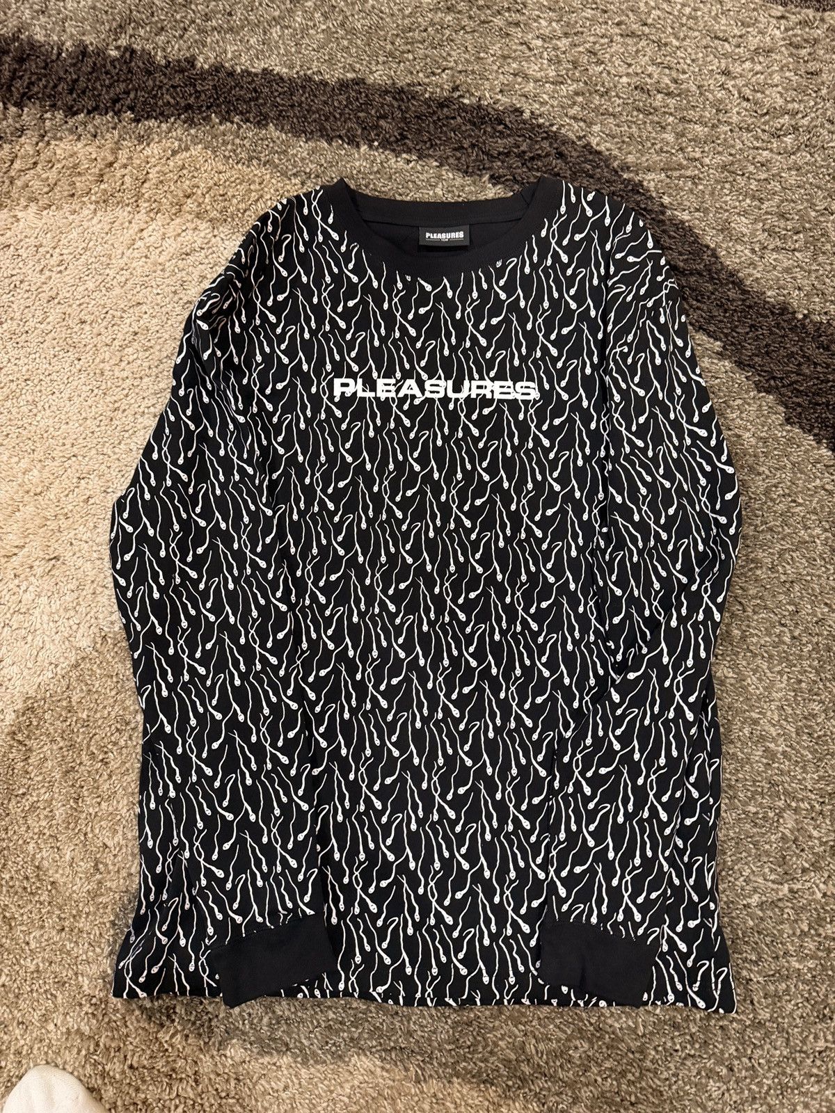 Pleasures Pleasures Sperm Sweater Size US L / EU 52-54 / 3 - 2 Thumbnail