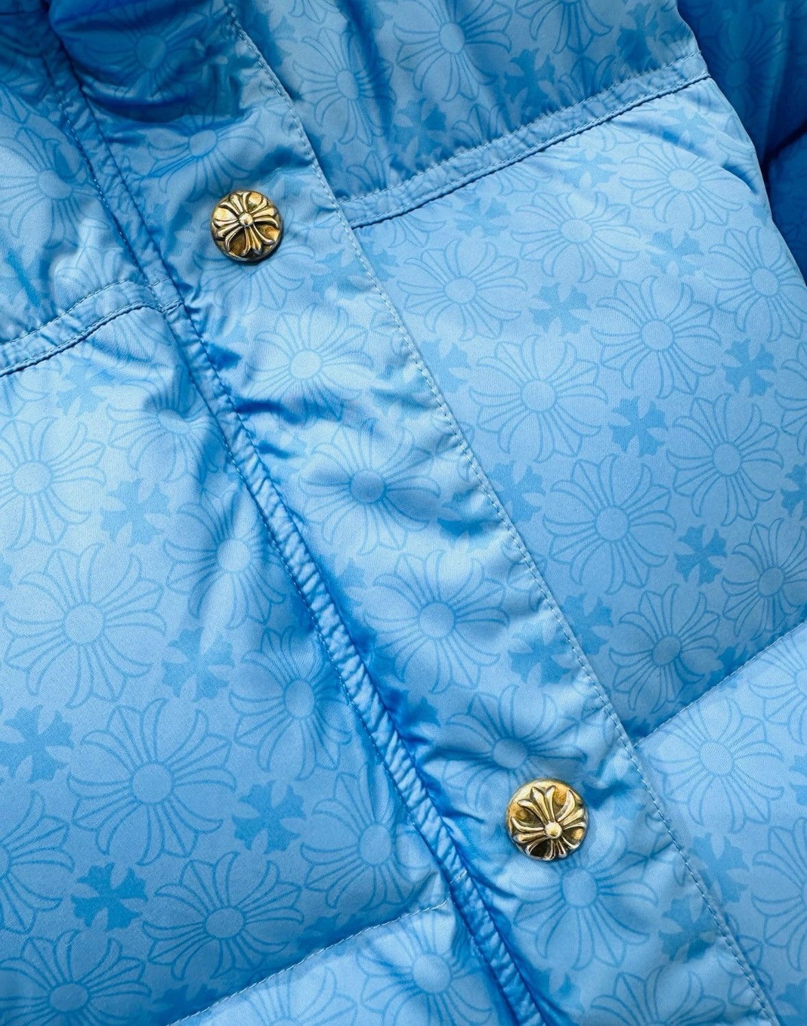 Chrome Hearts Plus cross pattern cropped puffer down jacket Size M / US 6-8 / IT 42-44 - 3 Thumbnail