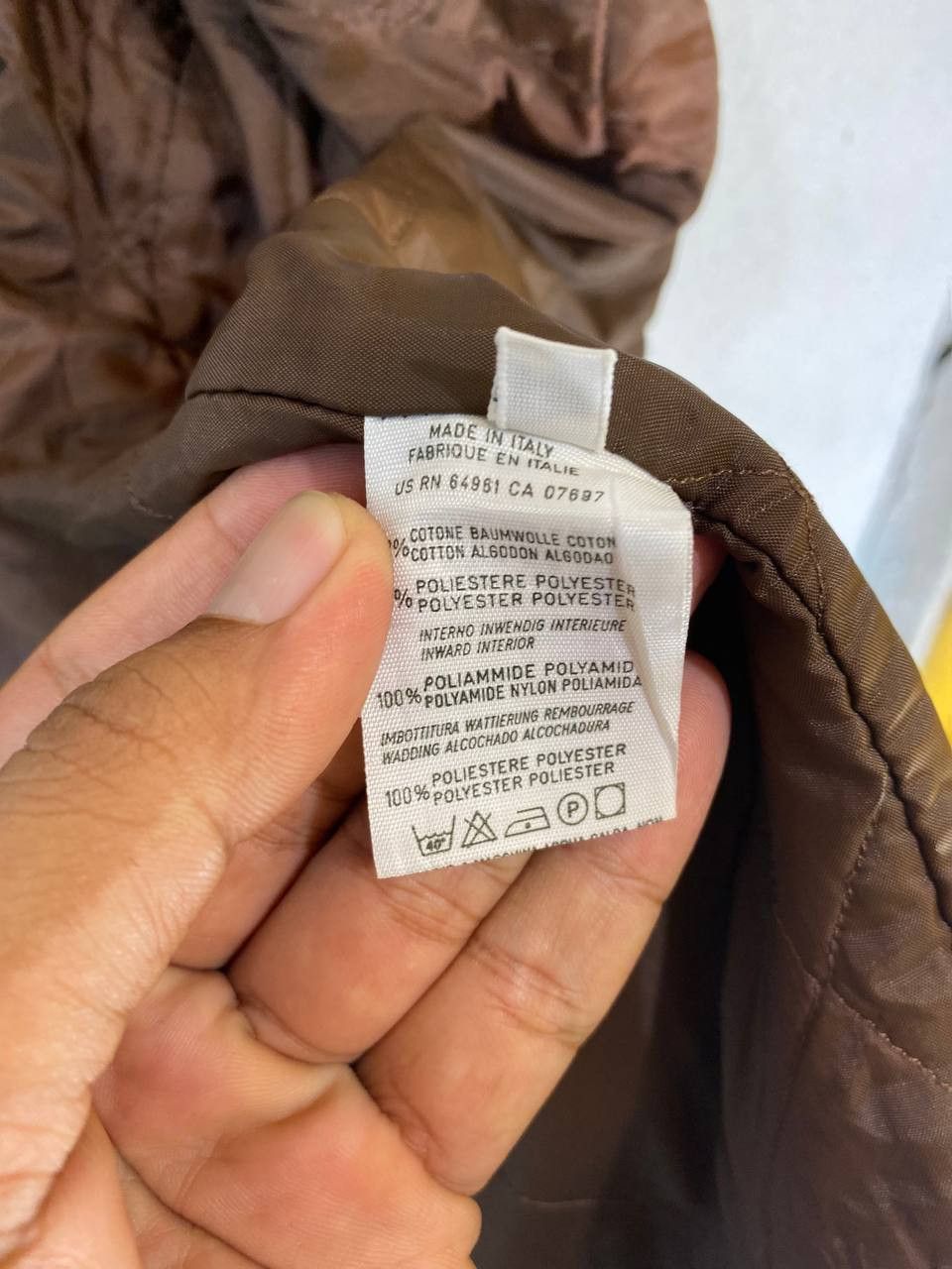 united colors of benetton jacket quilted lining