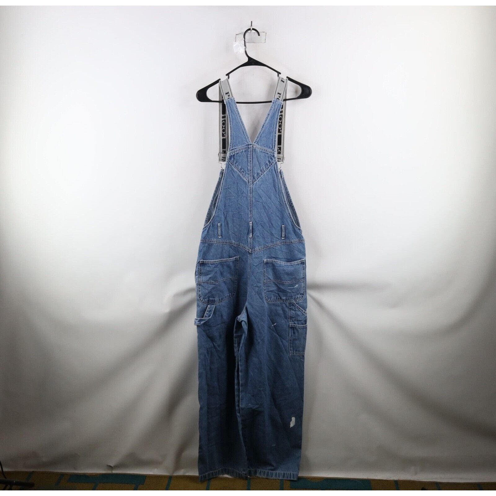 Disney × Vintage Vintage 90s Disney Distressed Winnie the Pooh Denim Overalls Size M / US 6-8 / IT 42-44 - 15 Thumbnail