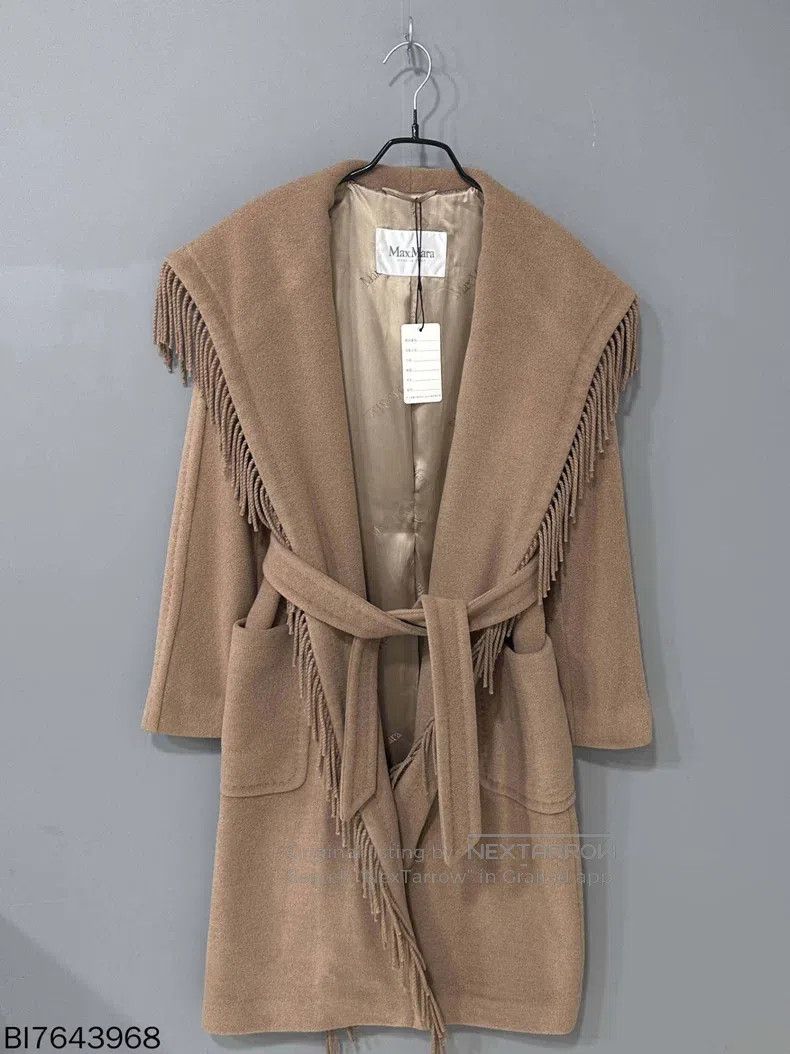 Max Mara Max Mara Special Fringe Bathrobe Coat Size XS / US 0-2 / IT 36-38 - 1 Thumbnail