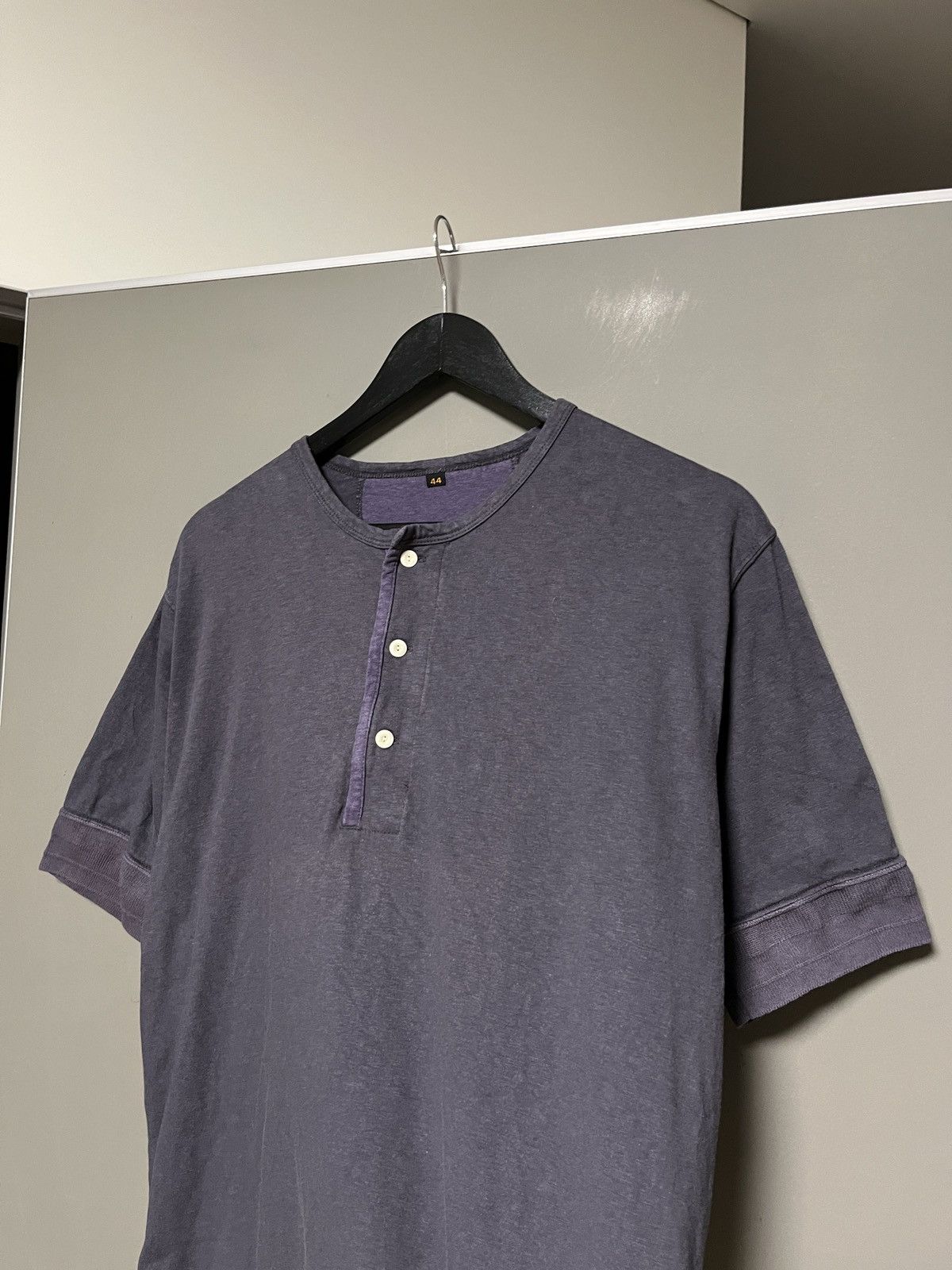 Freewheelers Freewheelers Power Wear Henley Navy/Purple T-shirt Size US L / EU 52-54 / 3 - 17 Thumbnail