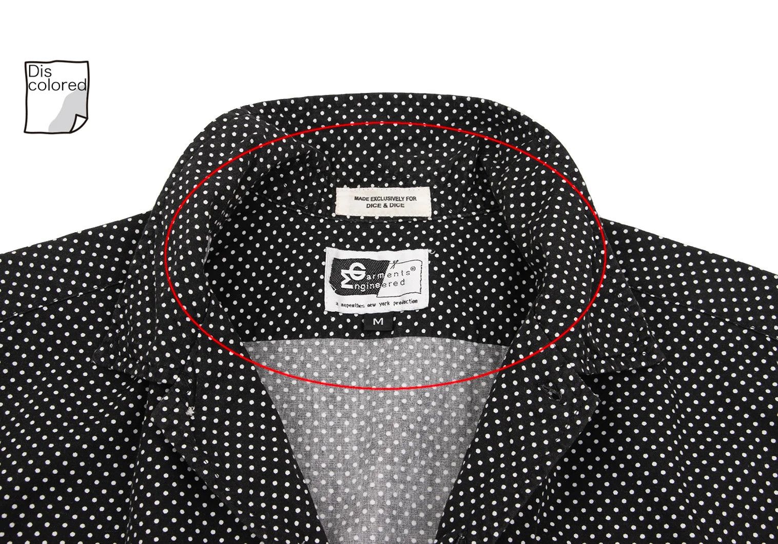 Engineered Garments Polka Dot Short Sleeve Shirt in Black and White Size M Size US M / EU 48-50 / 2 - 4 Thumbnail