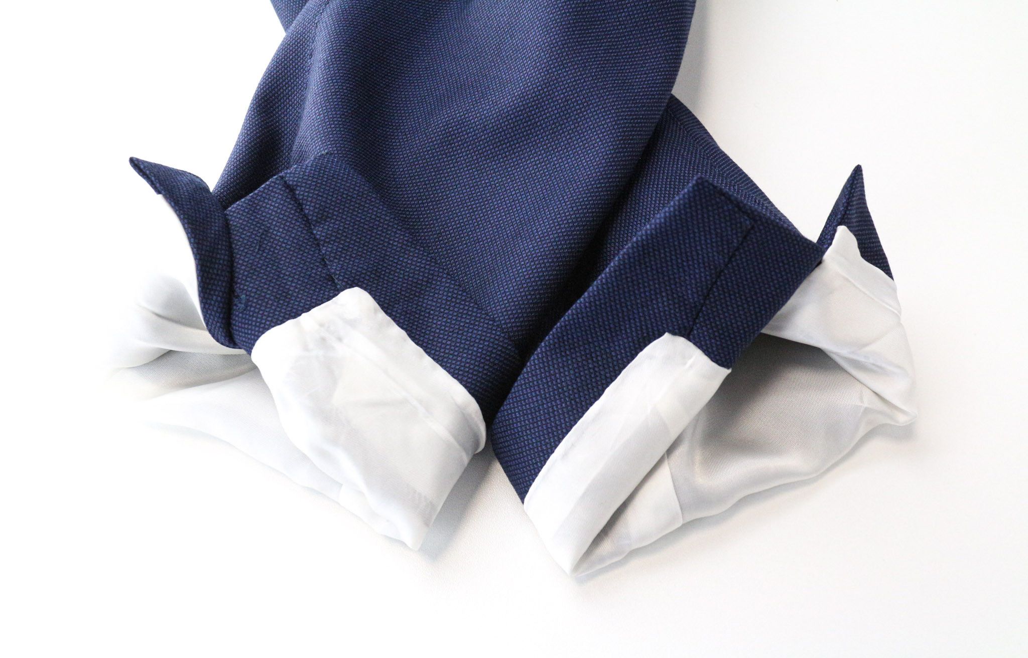 Suitsupply LA SPALLA UK44R Blue Wool Pleated 2 Piece Suit 75829 Size 44R - 17 Thumbnail