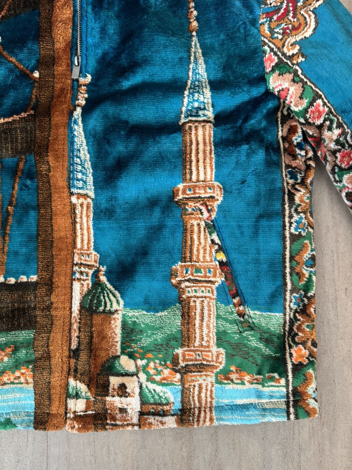 DOM’NIQUE “Bosporous Bloom” Turkish Textile Work Jacket: