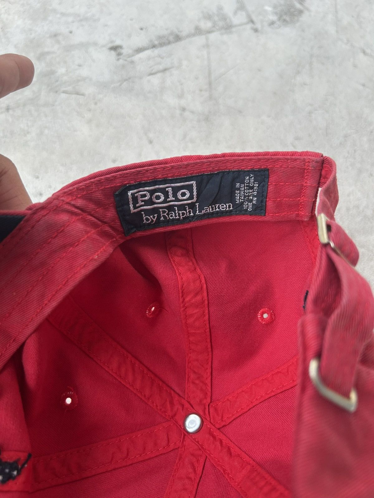 Polo Ralph Lauren Vintage 90‘s Polo Ralph Lauren cap Size ONE SIZE - 5 Thumbnail