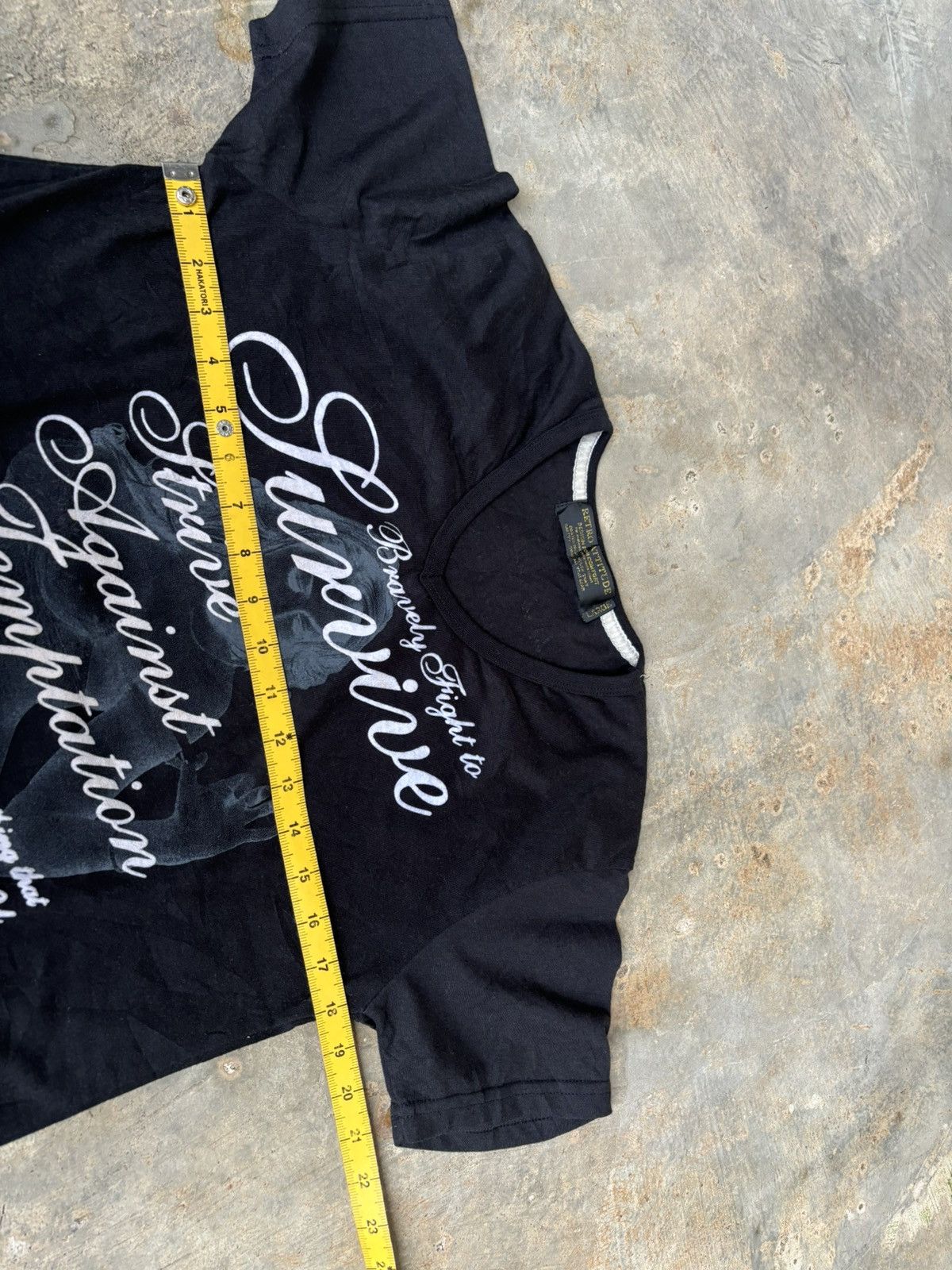 Japanese Brand Y2k Hysteric glamour style Retro Attitude Tshirt Size US L / EU 52-54 / 3 - 8 Thumbnail