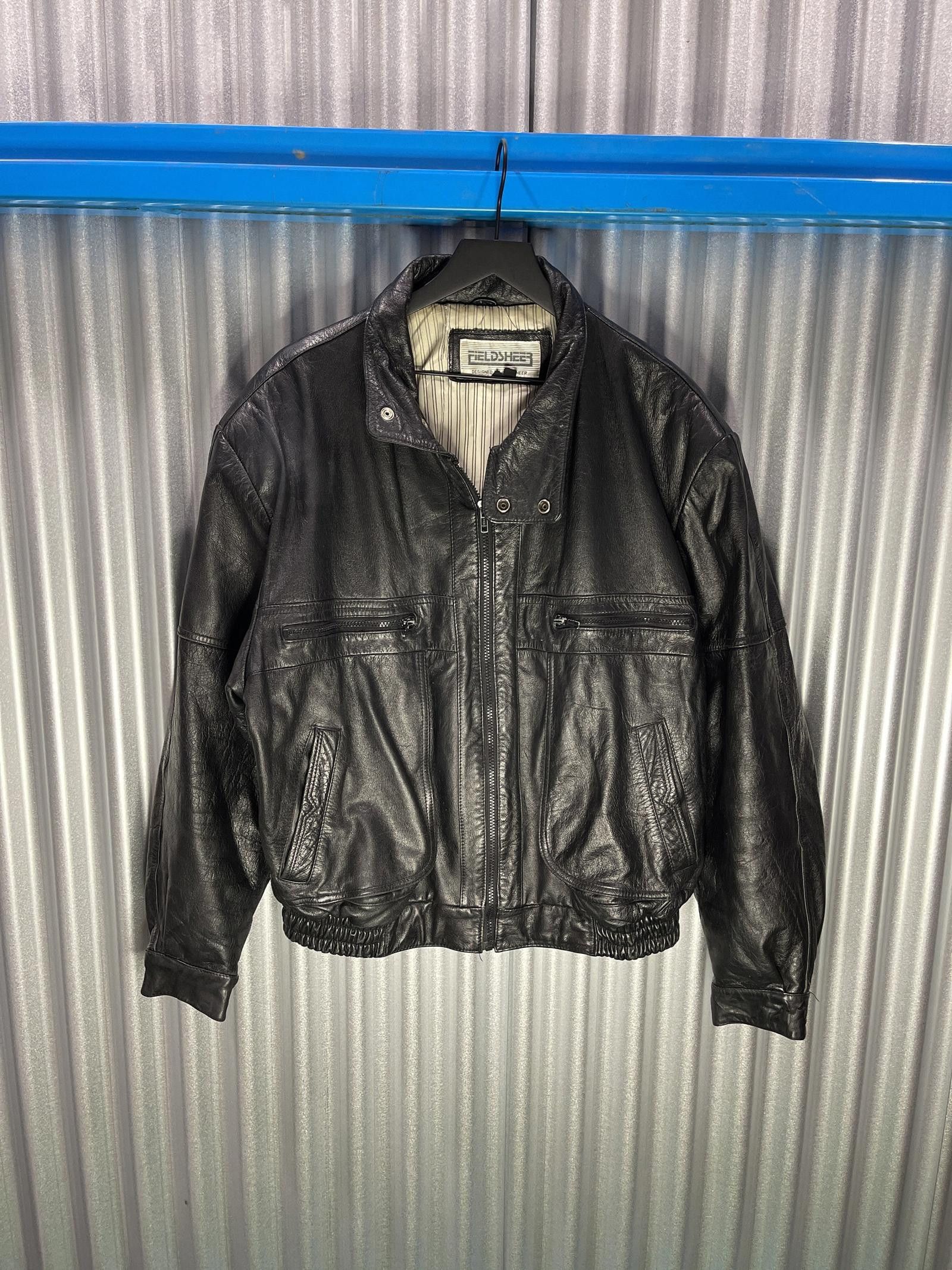 Genuine Leather FieldSheer Leather Bomber Jacket | Grailed