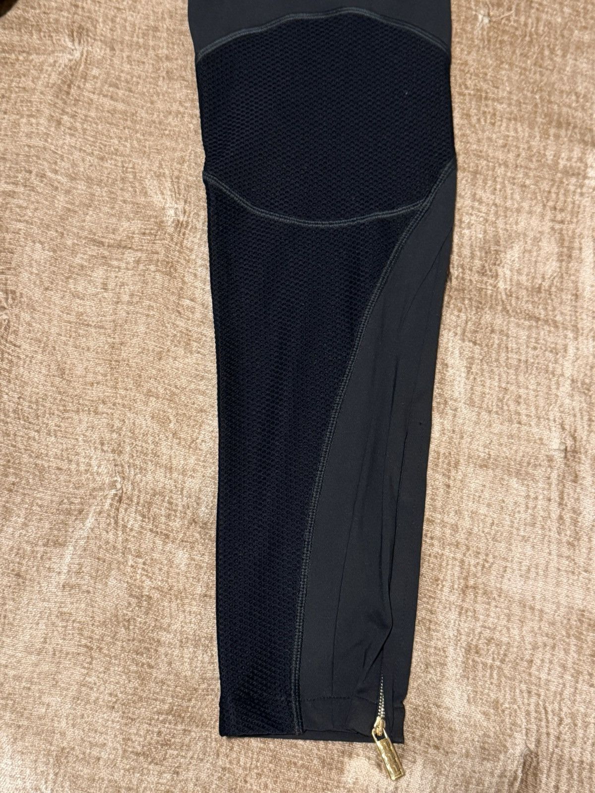 Versace Versace Tech Pants Black Mesh Panel Zip Made in Italy L Size US 34 / EU 50 - 6 Thumbnail