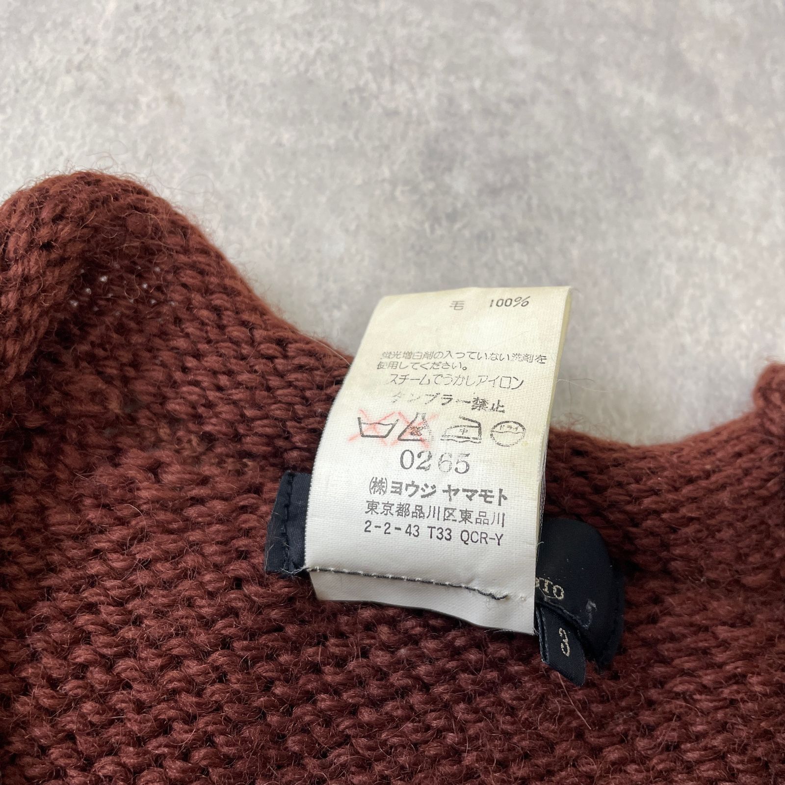 Yohji Yamamoto Y's YOHJI YAMAMOTO roll neck low gauge wool knit Size US L / EU 52-54 / 3 - 7 Thumbnail