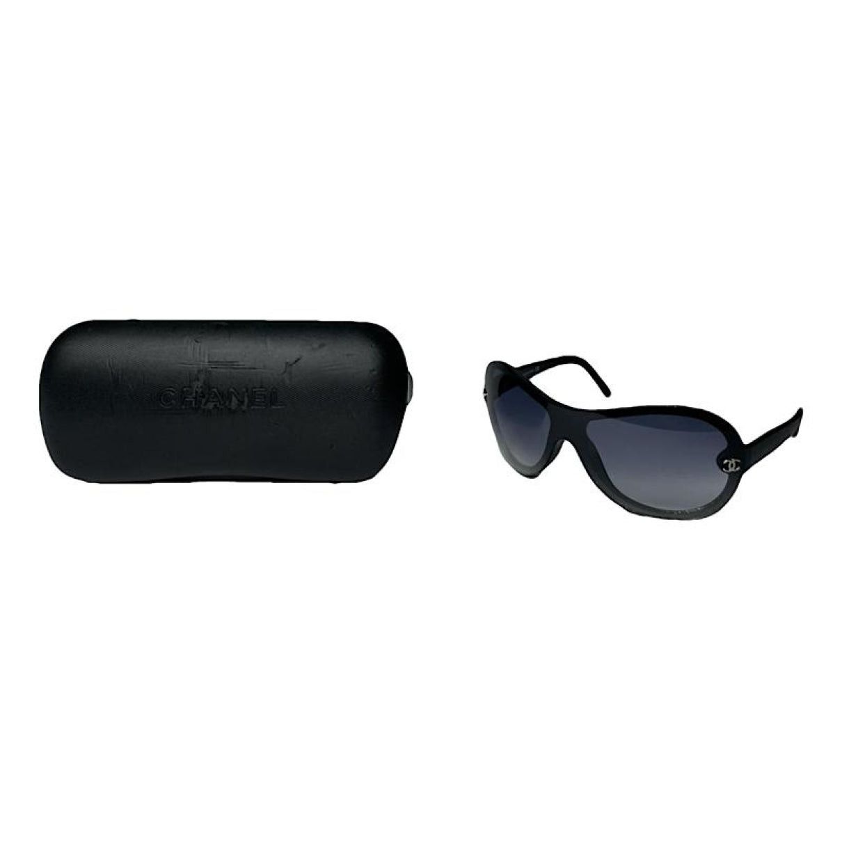 Chanel Black Plastic Sunglasses Size ONE SIZE - 1 Thumbnail