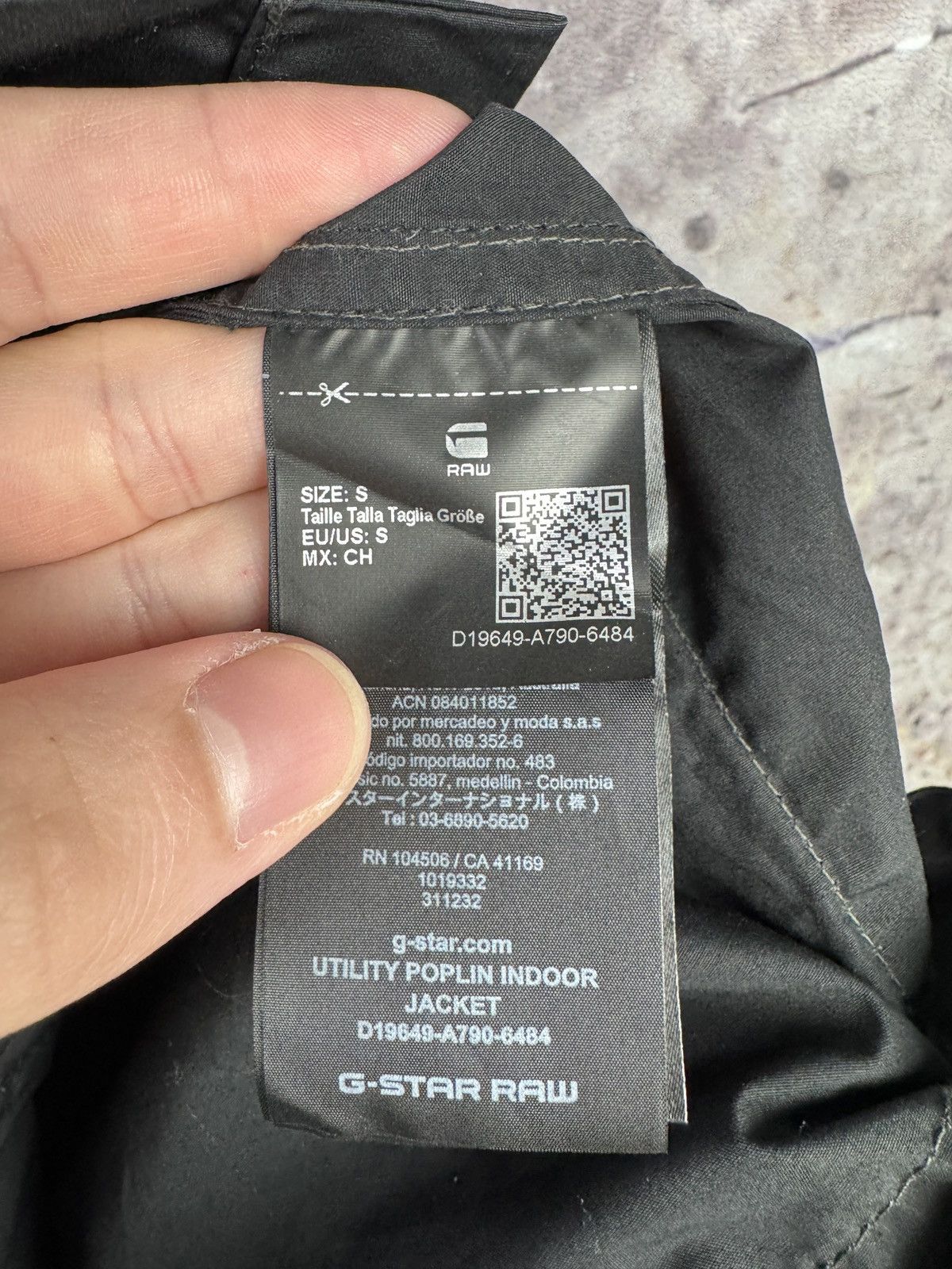G-Star Men’s G-Star Utility Poplin Indoor Jacket Black Size Small Size US S / EU 44-46 / 1 - 7 Thumbnail