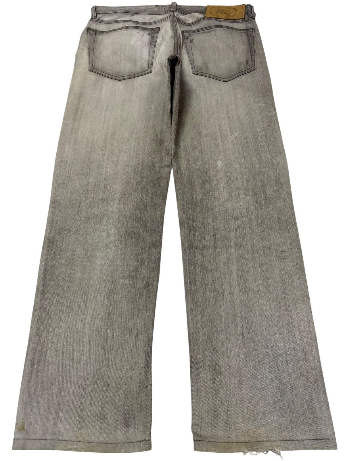 Burberry Vtg Burberry Japan Faded Distressed Jeans Size US 31 - 2 Thumbnail
