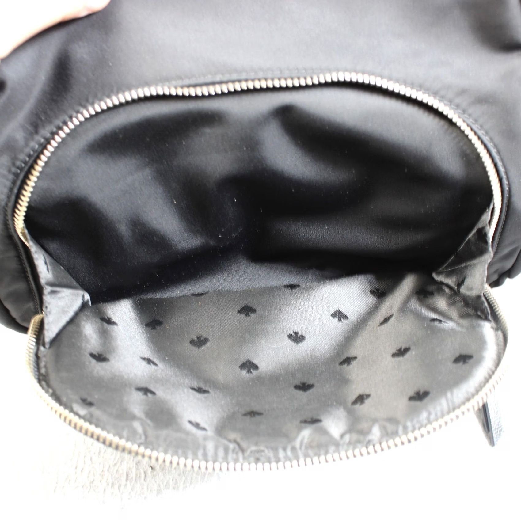 Vintage Kate Spade Backpack Women Small Black Nylon Gold Zip Casual Travel Wallet Size ONE SIZE - 5 Thumbnail