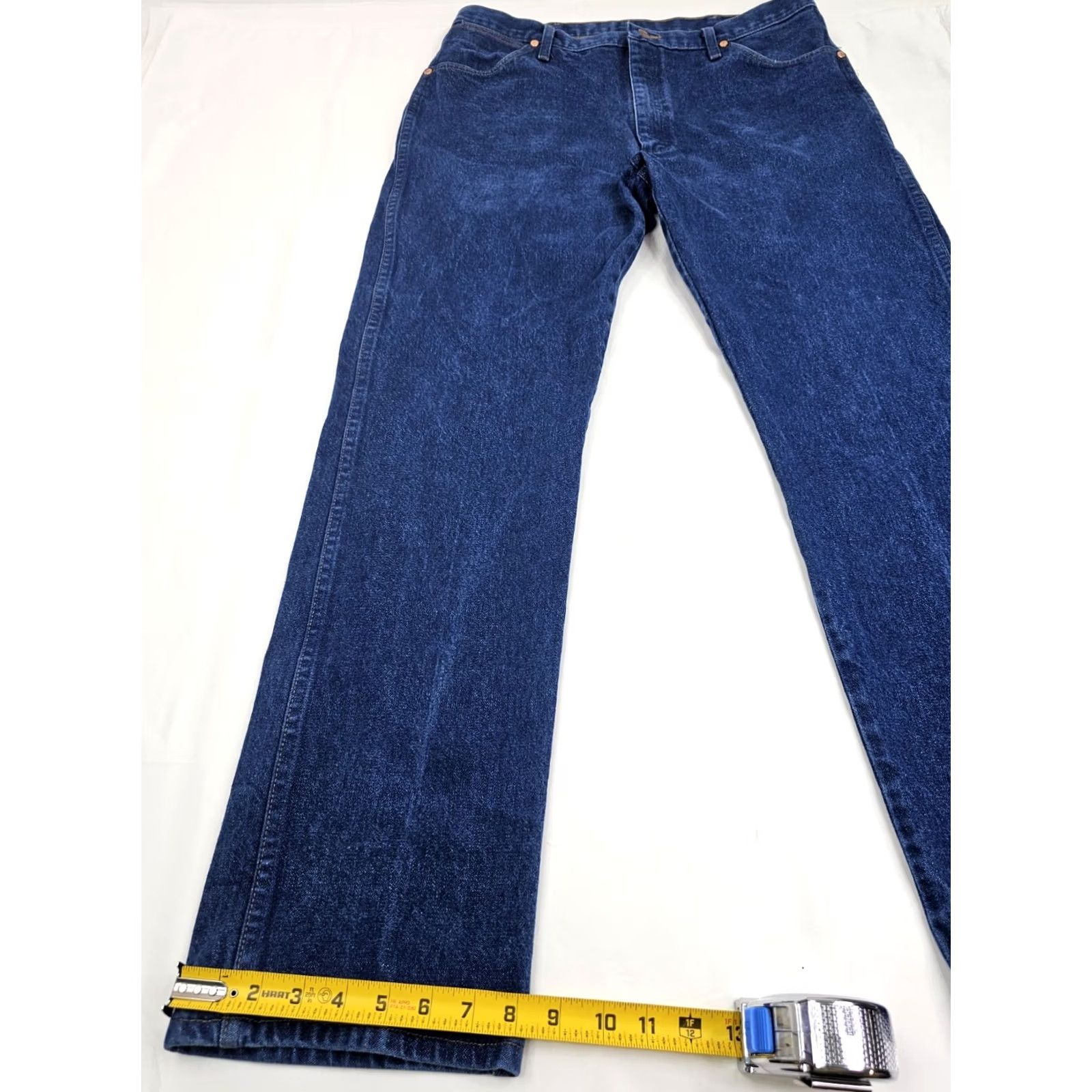 Wrangler Wrangler 13MWZ Cowboy Cut Original Fit Denim Jeans Men 36x32 Regular Blue USA Cowboy Size US 36 / EU 52 - 2 Thumbnail