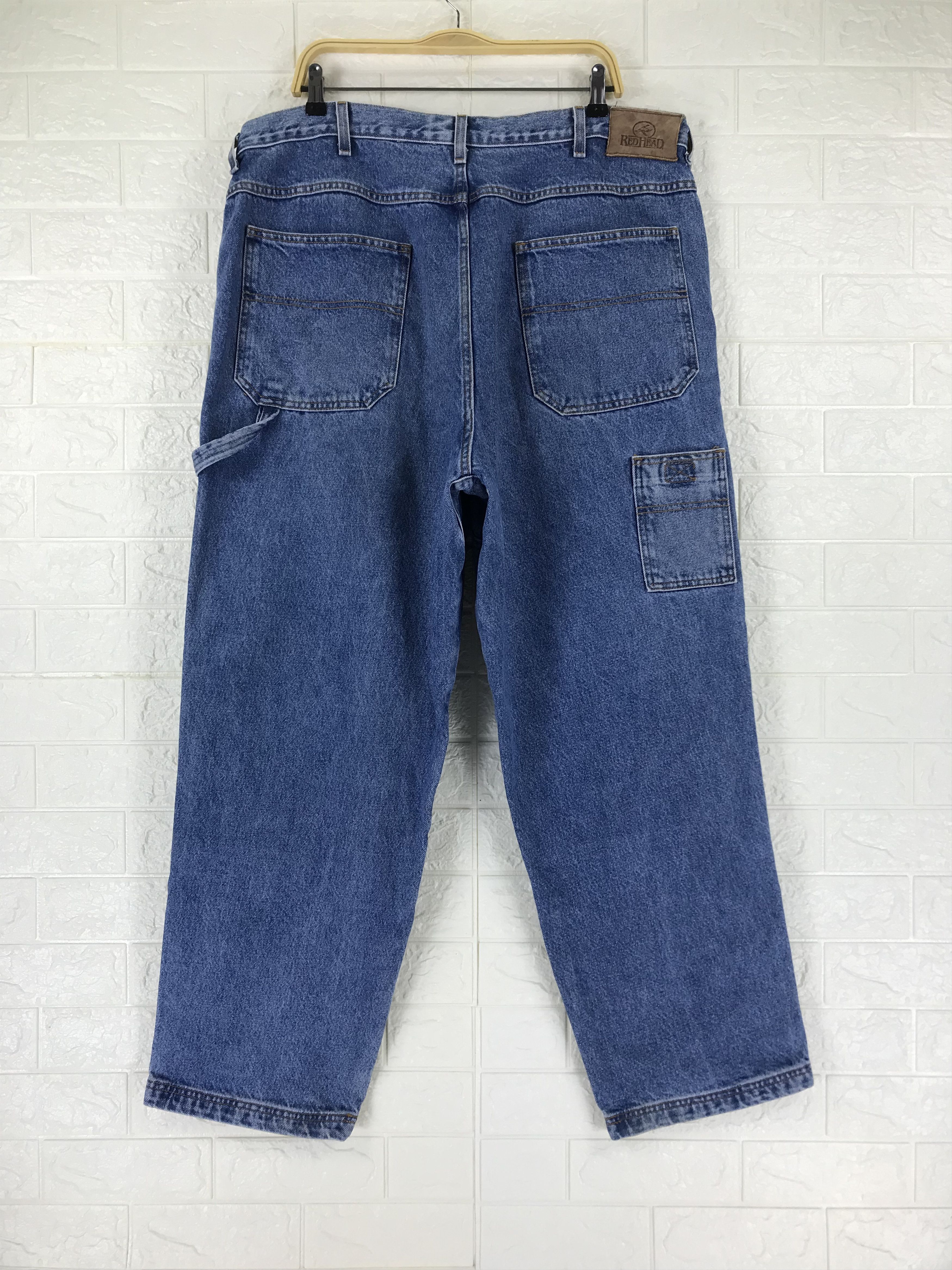 Redhead Vintage Redhead Double Knee Carpenter Jeans Baggy Denim Size US 42 / EU 58 - 5 Thumbnail