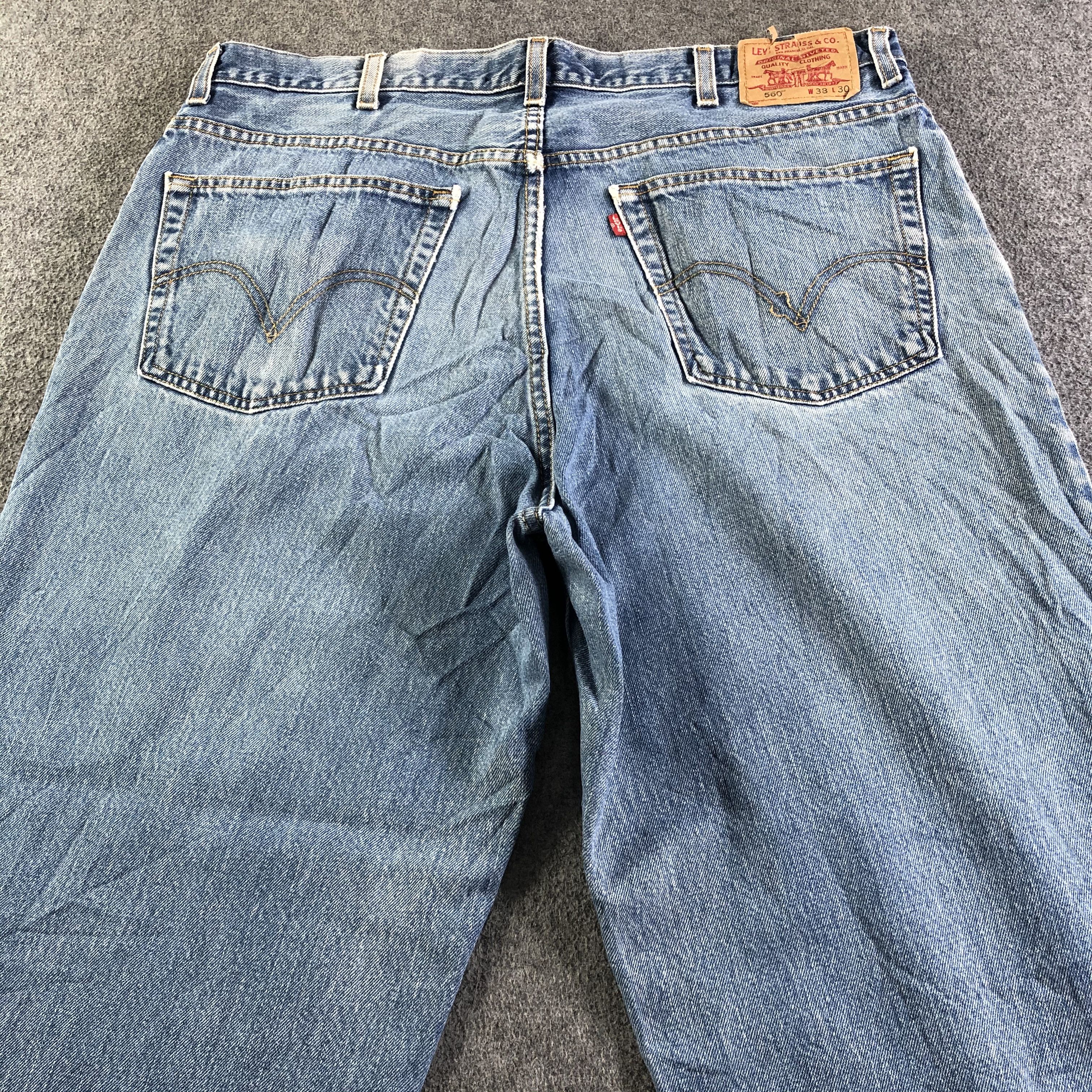 Levi's Vintage Blue Wash Levis 560 Jeans-J4393 Size US 39 - 4 Thumbnail