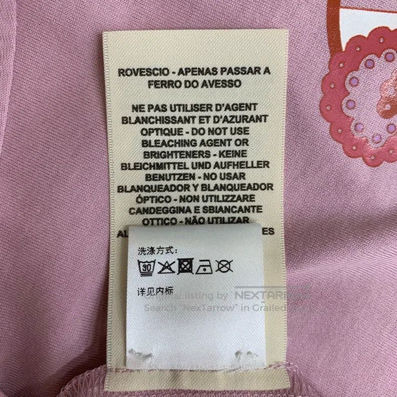 Hermes Hermes Pink Cartoon Print Short Sleeve Size XS / US 0-2 / IT 36-38 - 5 Thumbnail