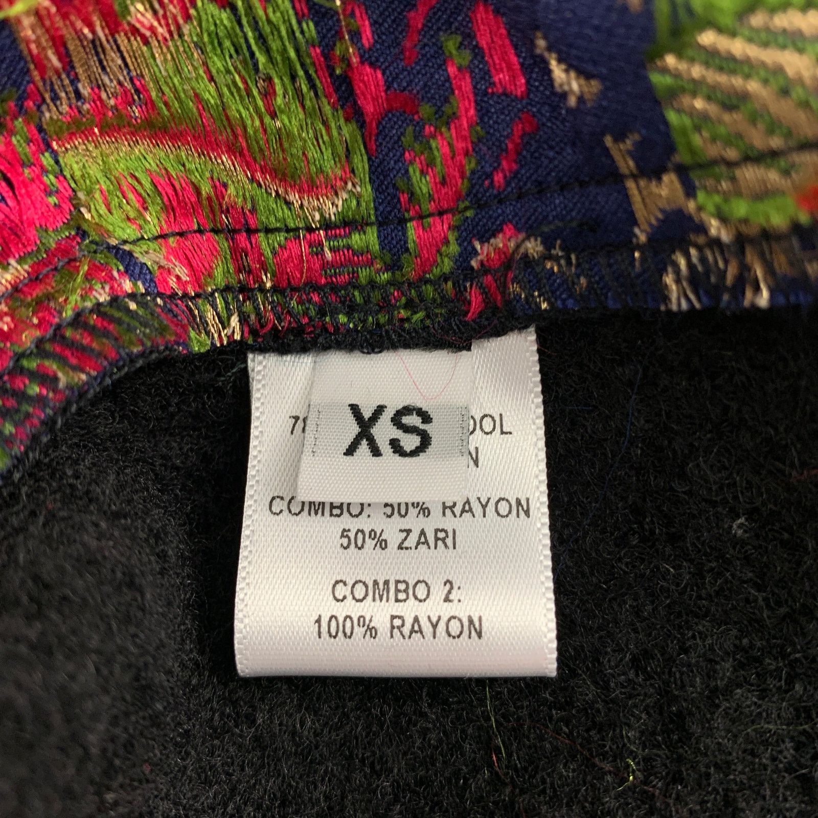 Prabal Gurung XS Multi-Color Patchwork Wool / Cotton Pullover Size XS / US 0-2 / IT 36-38 - 5 Thumbnail