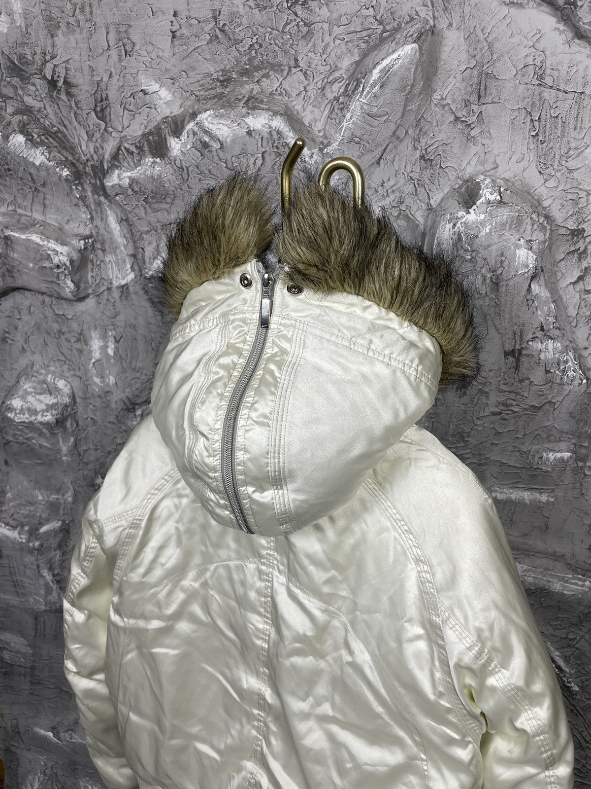 Le Grande Bleu (L.G.B.) × Nike Nike Very Rare Fur Zip Hood Jacket Y2K IfSixWasNine Style Size US S / EU 44-46 / 1 - 11 Thumbnail