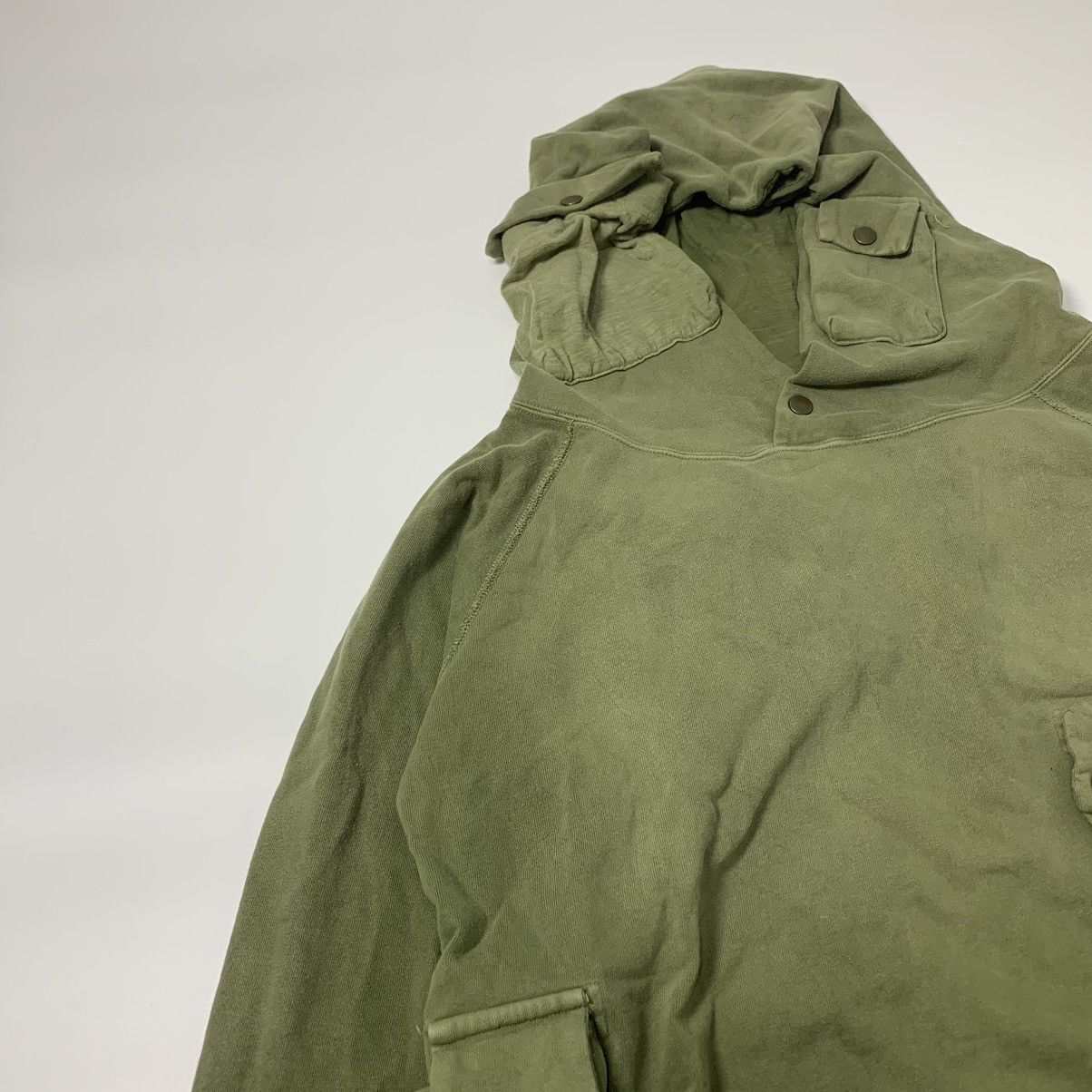 Kapital Kapital Alpine Fleecy Multi Pocket Utility Cargo Hoodie Size US XL / EU 56 / 4 - 4 Thumbnail