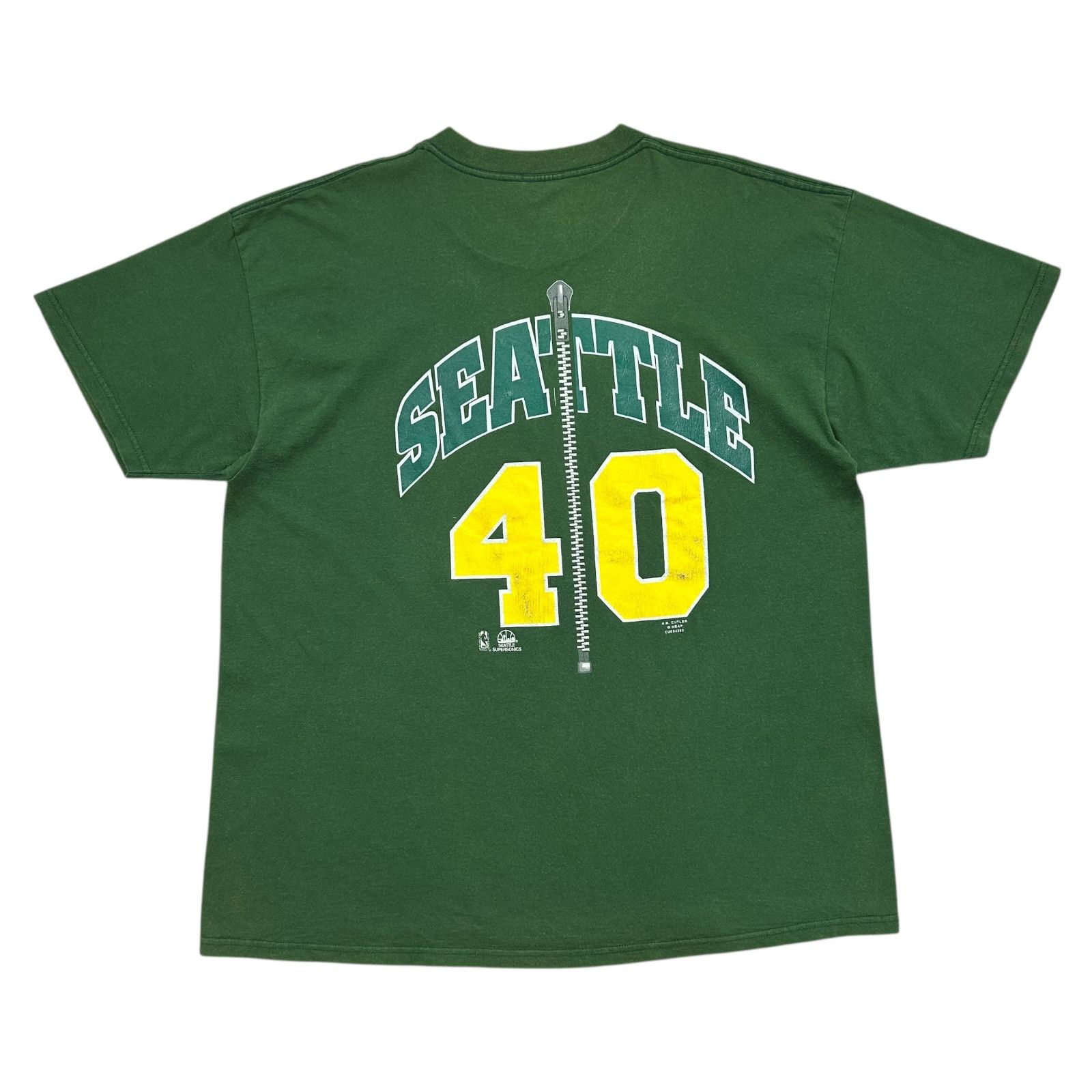 NBA VTG 90s SEATTLE SUPERSONICS KEMP #40 TAZ WARNER BROS 1995 Size US XL / EU 56 / 4 - 2 Thumbnail