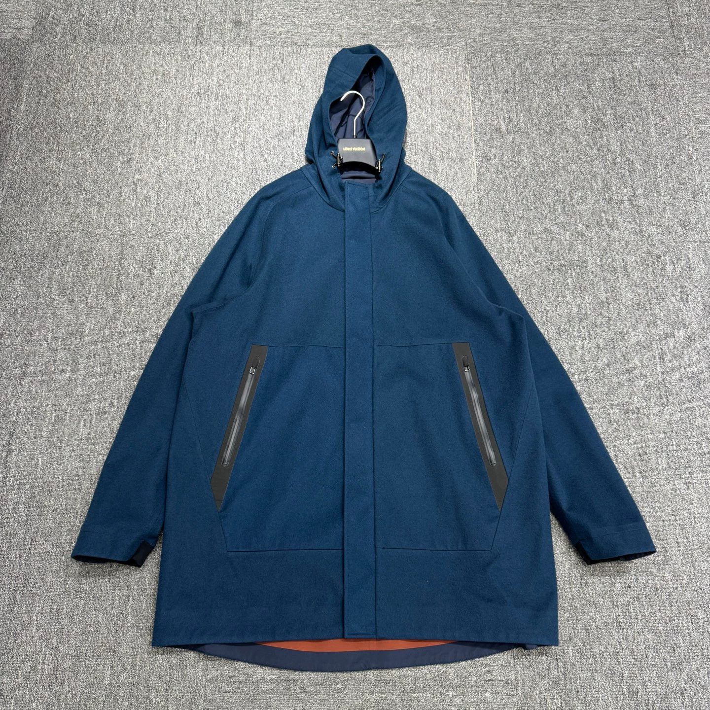 Loro Piana Blue Hooded Jacket with Zip Pockets Size US XXL / EU 58 / 5 - 1 Thumbnail