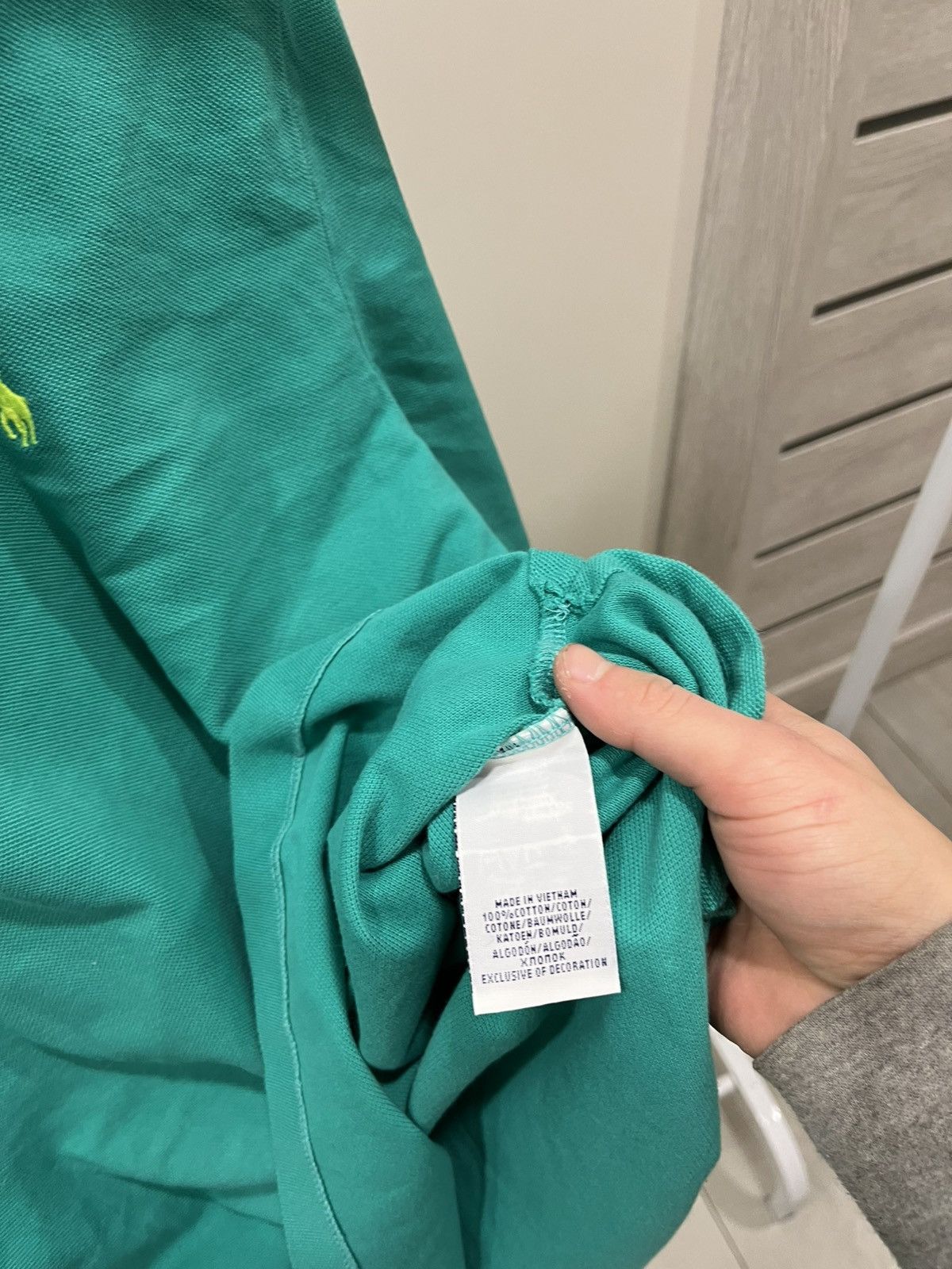 Polo Ralph Lauren 90S Vintage Polo Ralph Lauren Green Rugby Shirt Size US XS / EU 42 / 0 - 5 Thumbnail