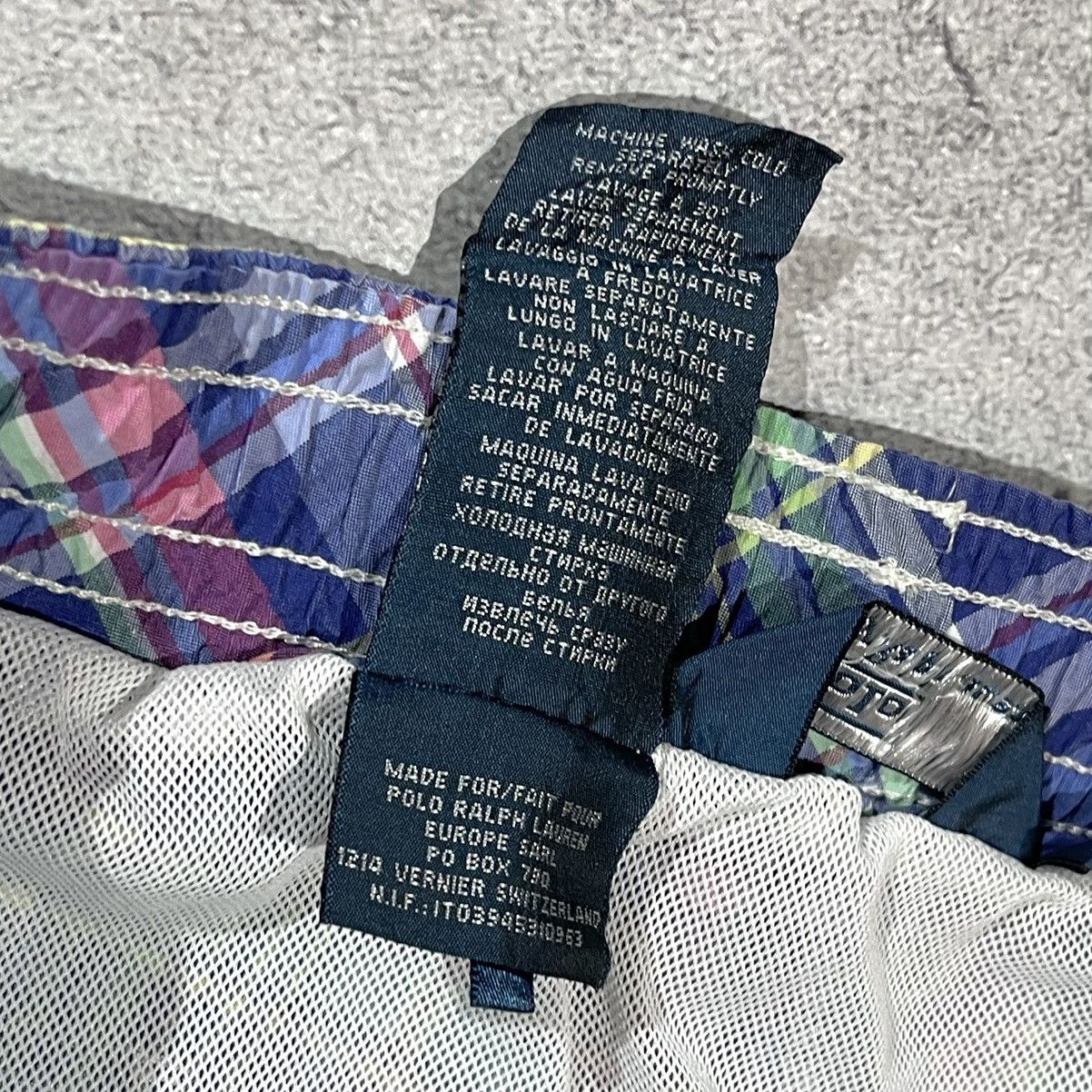 Polo Ralph Lauren × Vintage Polo by Ralph Lauren Y2K Check Swimwear Shorts Size L Size US 34 / EU 50 - 8 Thumbnail