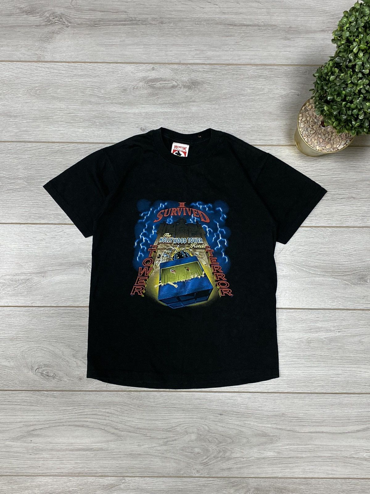 Disney Vintage 90’s USA Hollywood Tower of Terror Tee Size US S / EU 44-46 / 1 - 3 Thumbnail