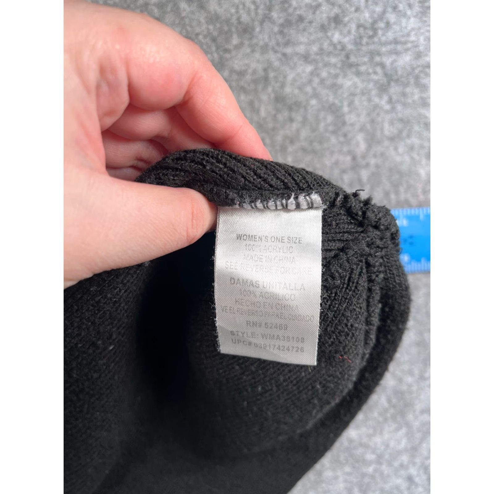 Walmart Walmart Beanie Toque Women One Size Black Knit 100% Acrylic Stretch Snow Ski Size ONE SIZE - 6 Thumbnail