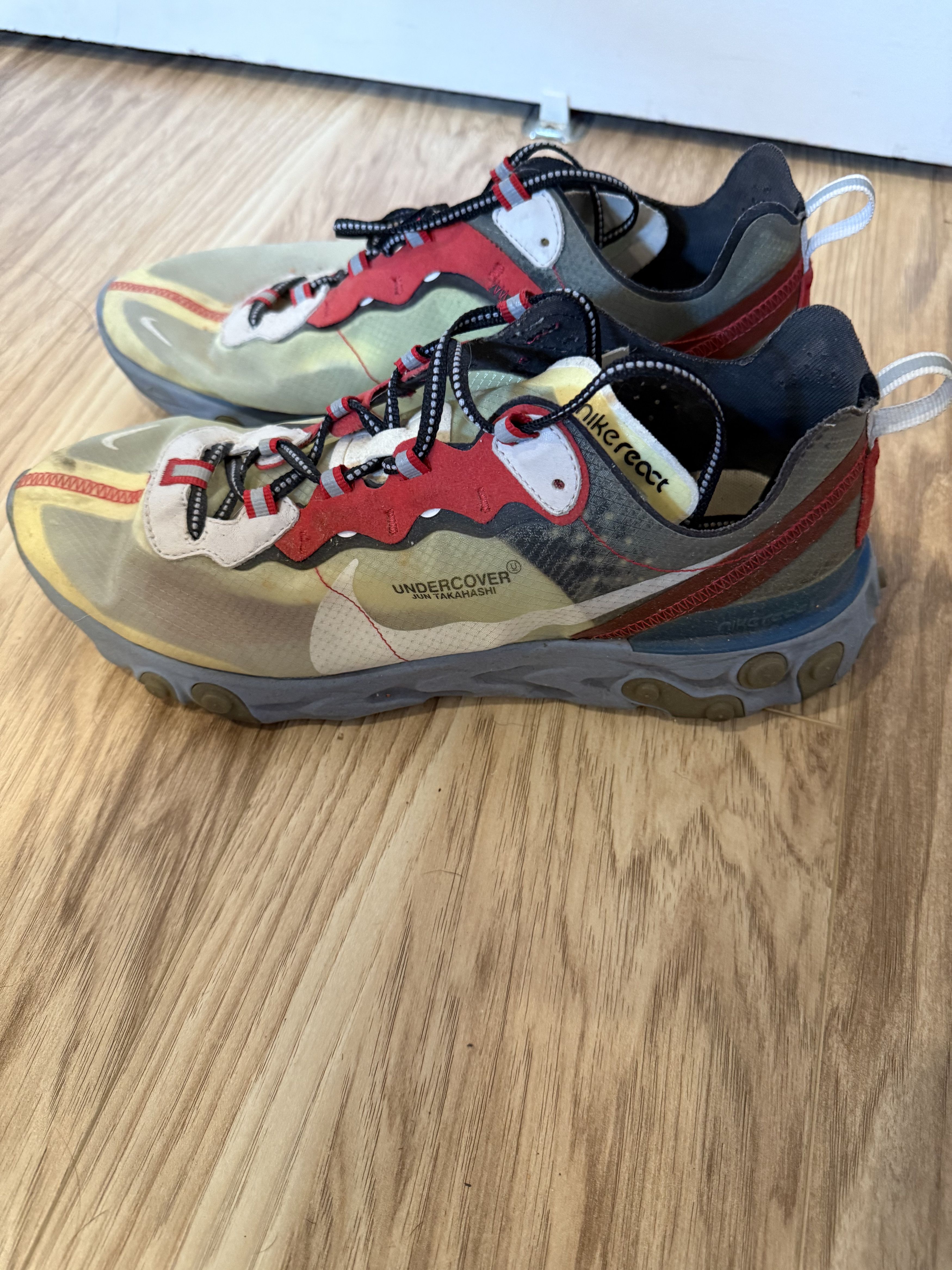 Nike × Undercover React Element 87 'Volt' Size US 11 / EU 44 - 2 Thumbnail