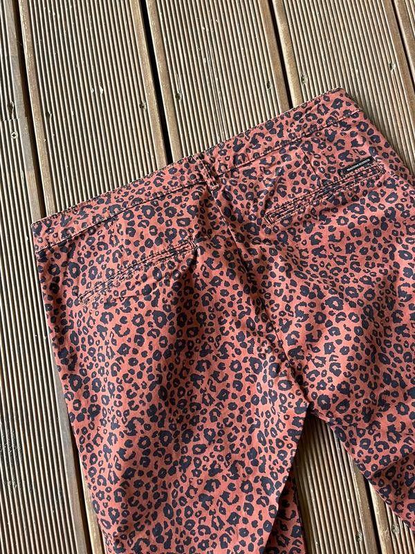 Maison Scotch × Scotch & Soda Maison Scotch Red Leopard Style Chinos Medium Size 30" / US 8 / IT 44 - 2 Thumbnail