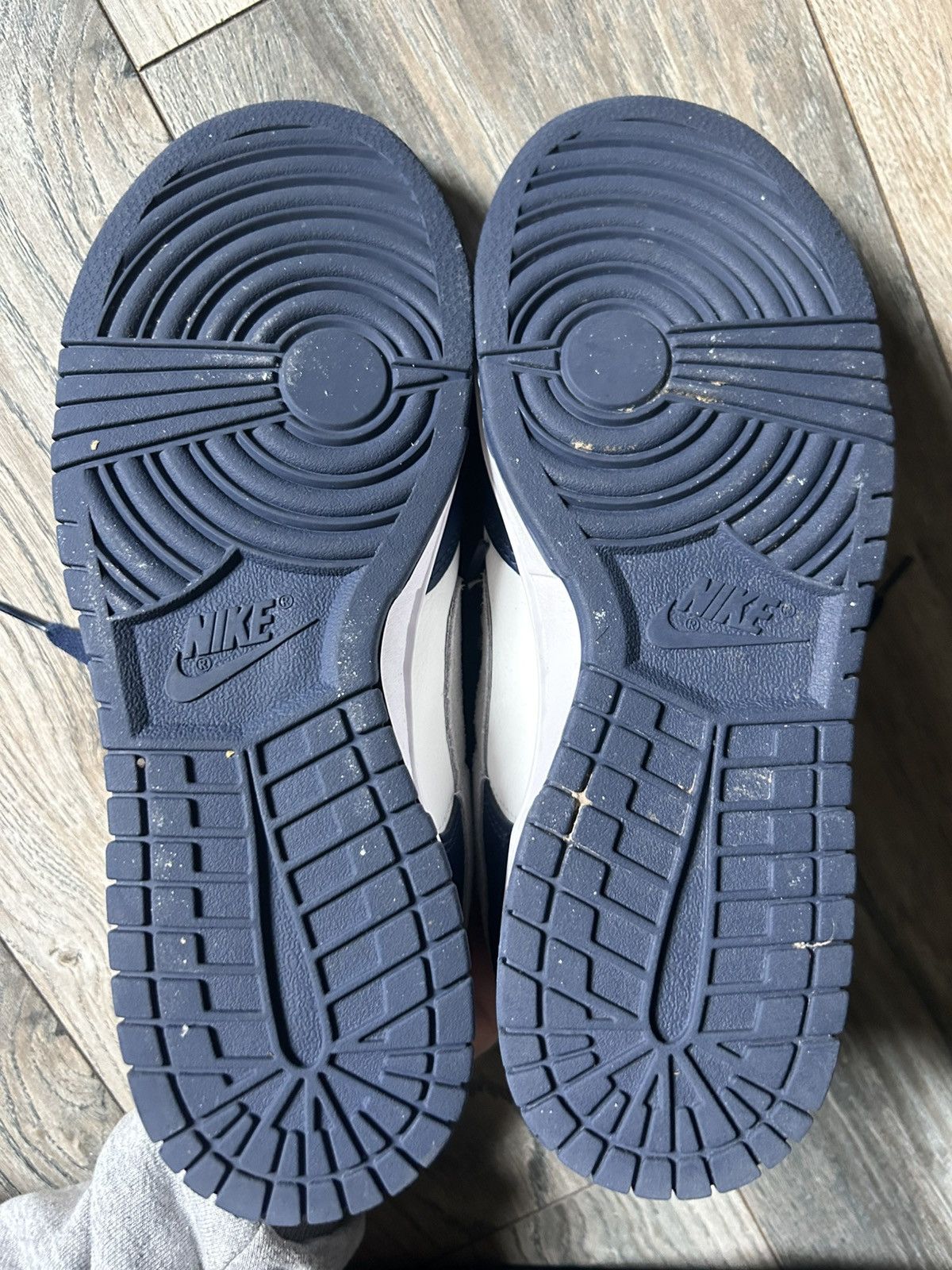 Nike Nike Dunk Low 'Midnight Navy Smoke Grey' Size US 8 / EU 41 - 5 Thumbnail