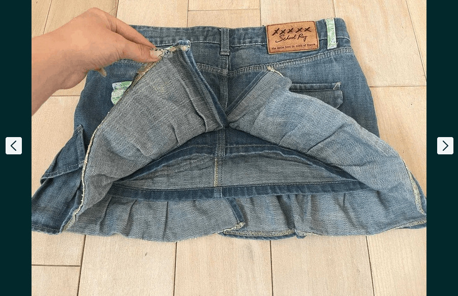 Other y2k denim mini skirt sz S Size 27" / US 4 / IT 40 - 4 Thumbnail