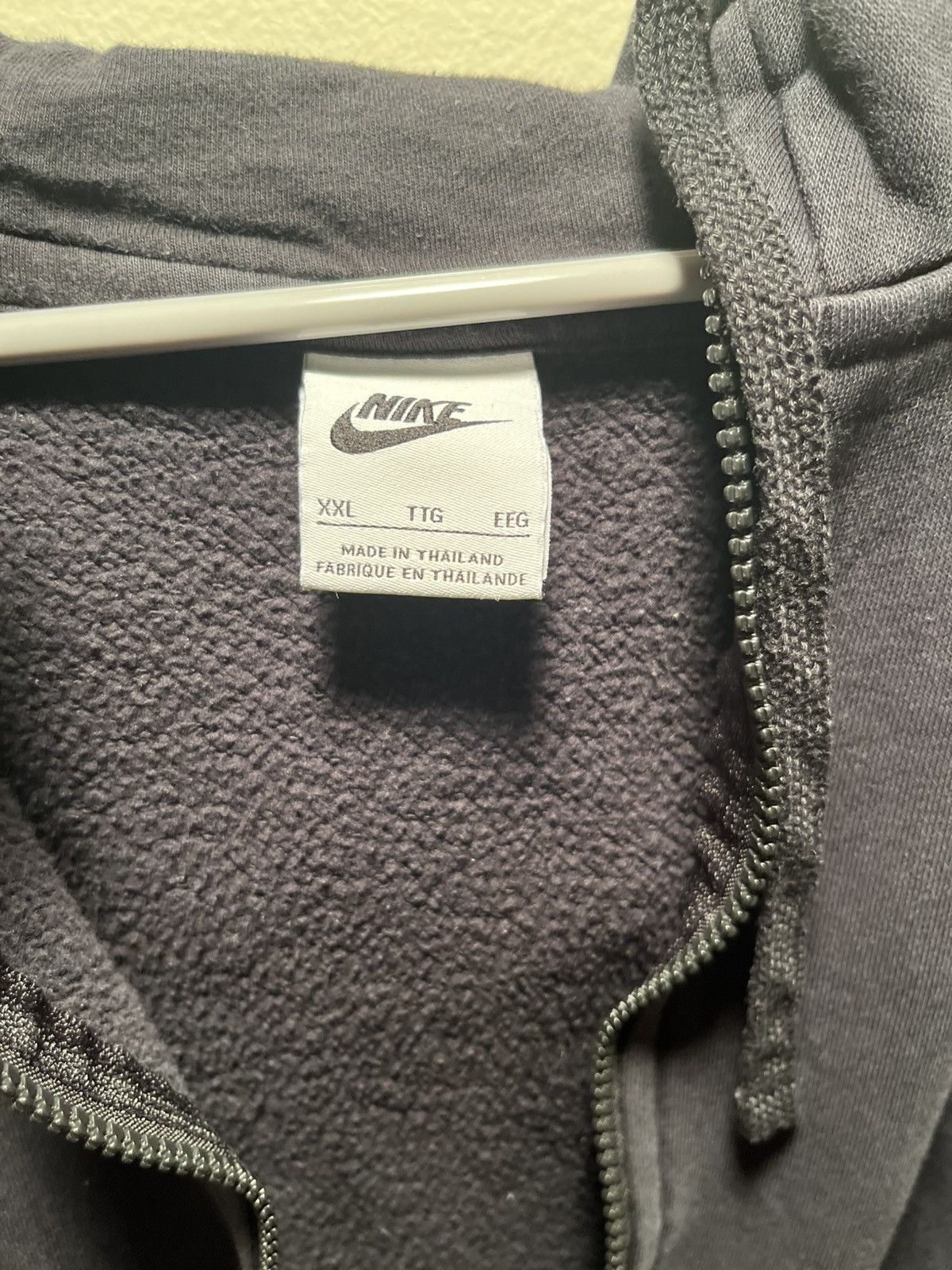 Nike Men’s Nike Black Sportswear Club Zip Up Hoodie Size US XXL / EU 58 / 5 - 3 Thumbnail
